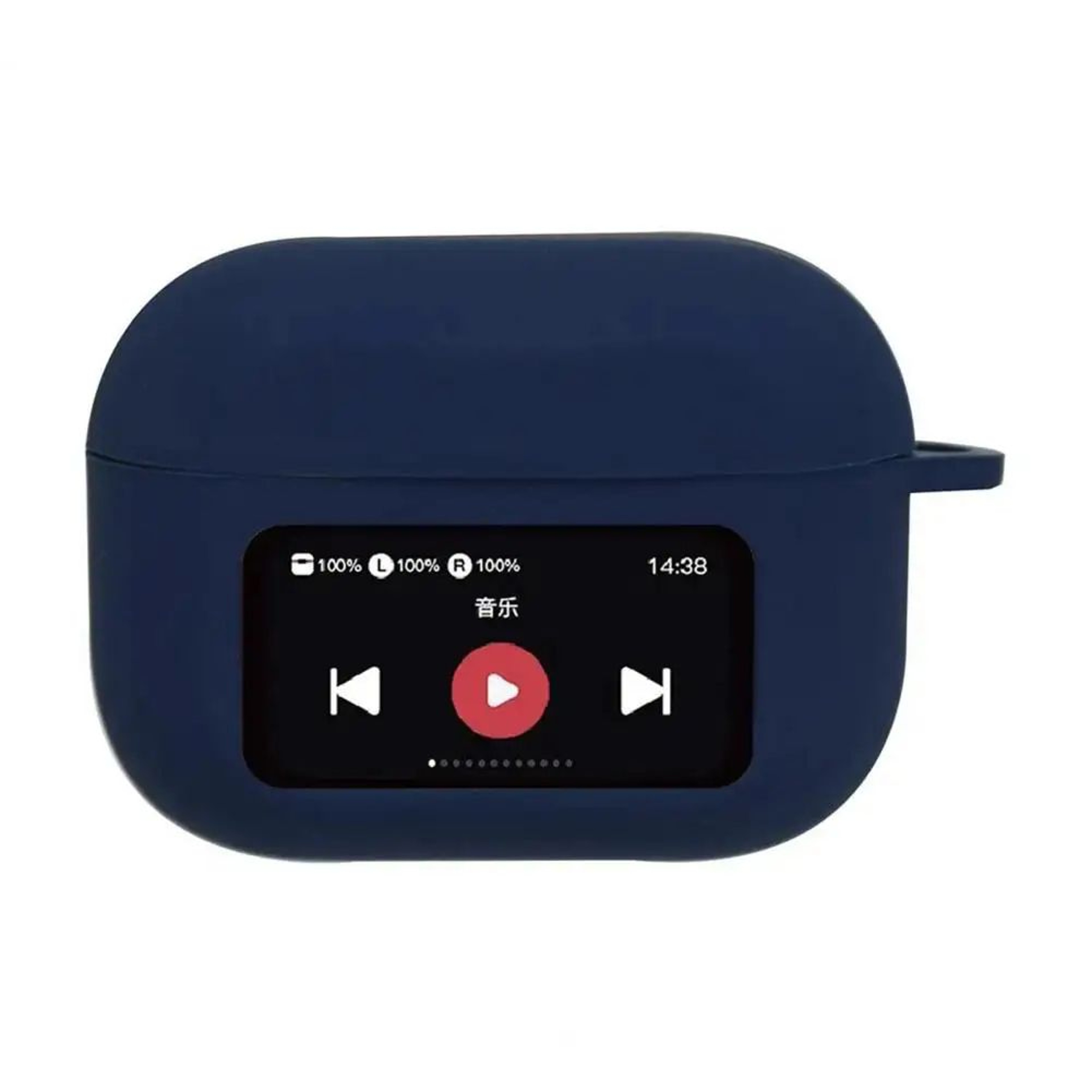 Silicone AirPods Case Cover With Screen Window Shockproof Wireless Earbuds Charging Case Protector  10
