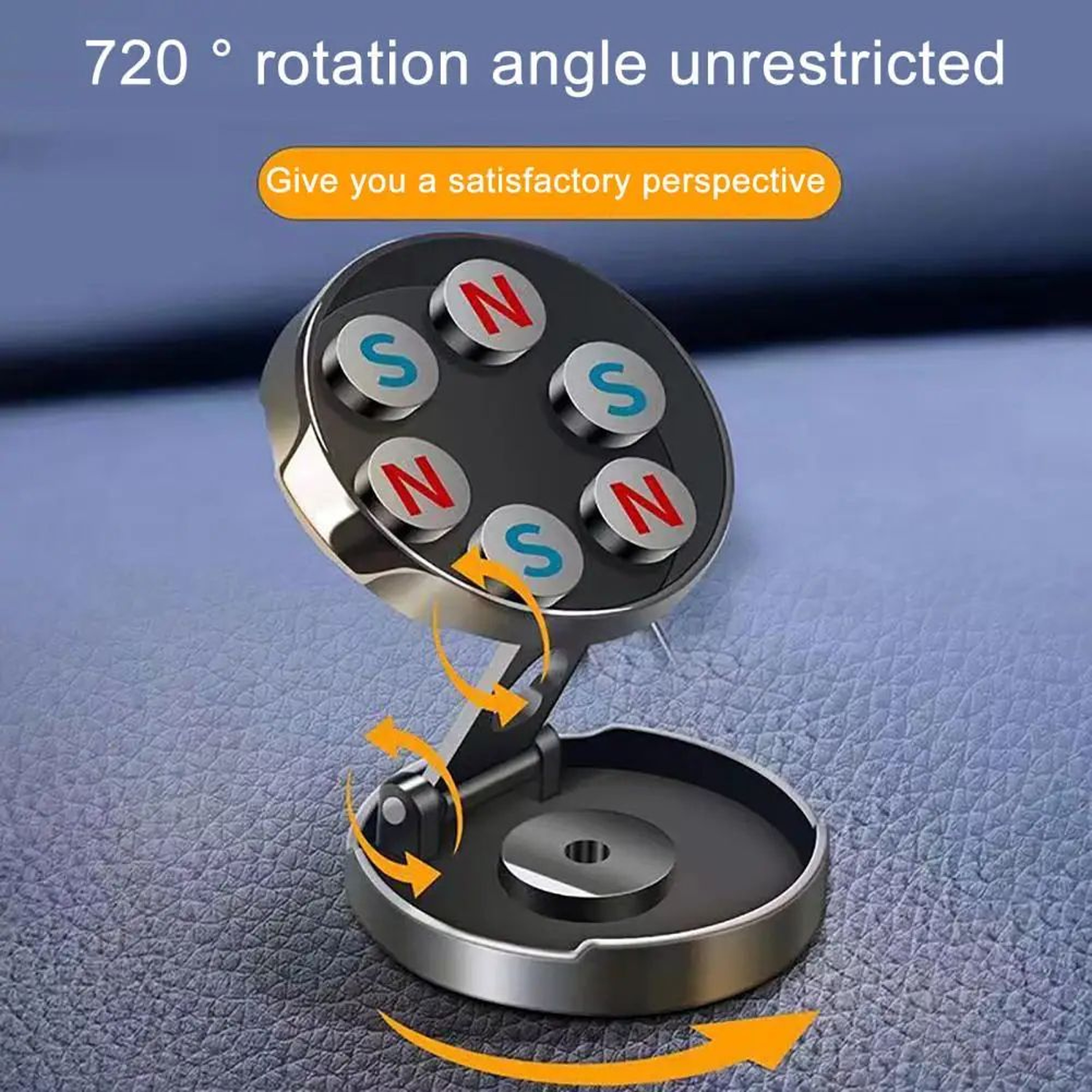 MagSafe Magnetic Car Phone Holder 360 Rotation Mount Strong Grip Dashboard Vent Stand For IPhone An 3