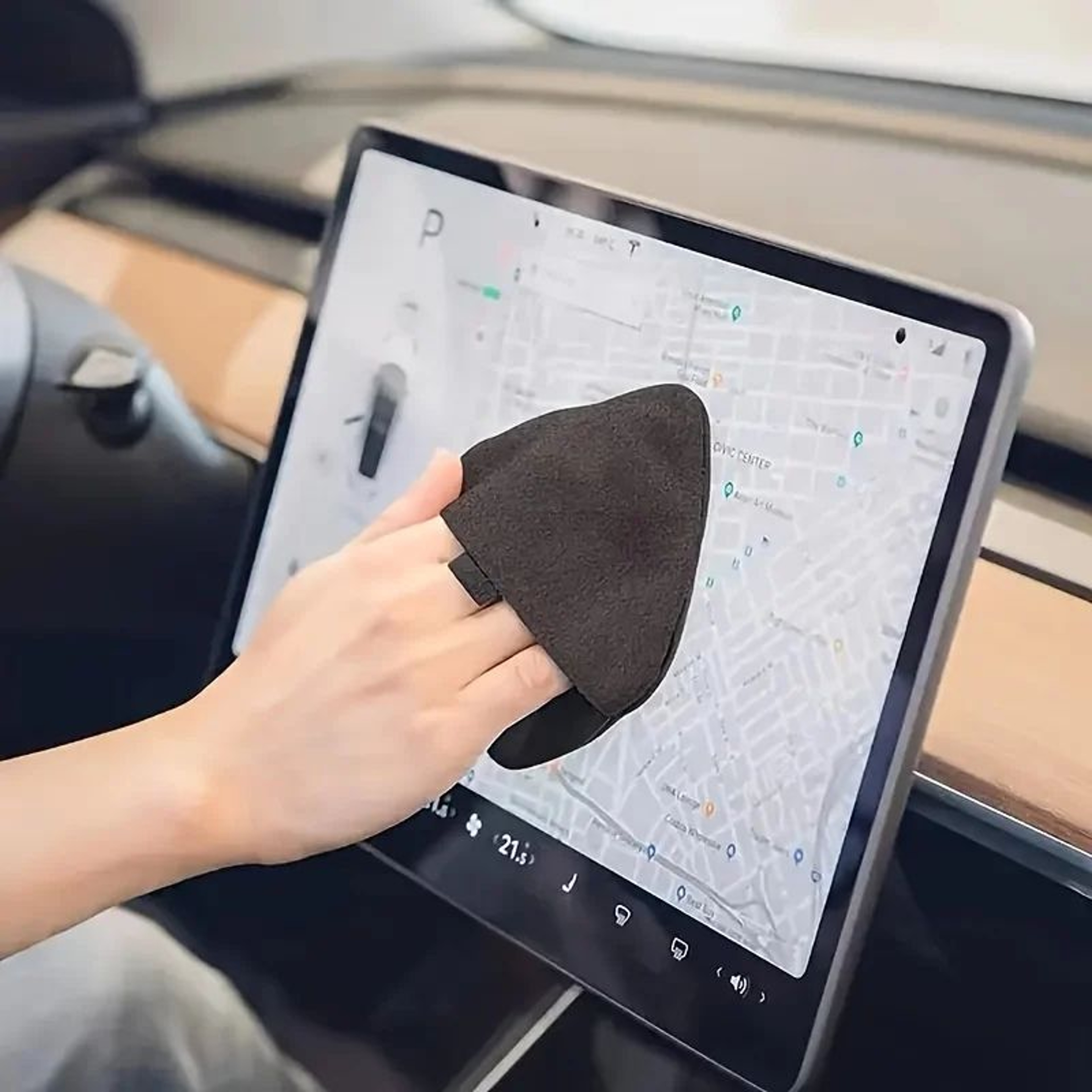 UltraFine Microfiber Car Touchscreen Cleaning Cloth StreakFree Dashboard Display Screen Wipe AntiSc 2