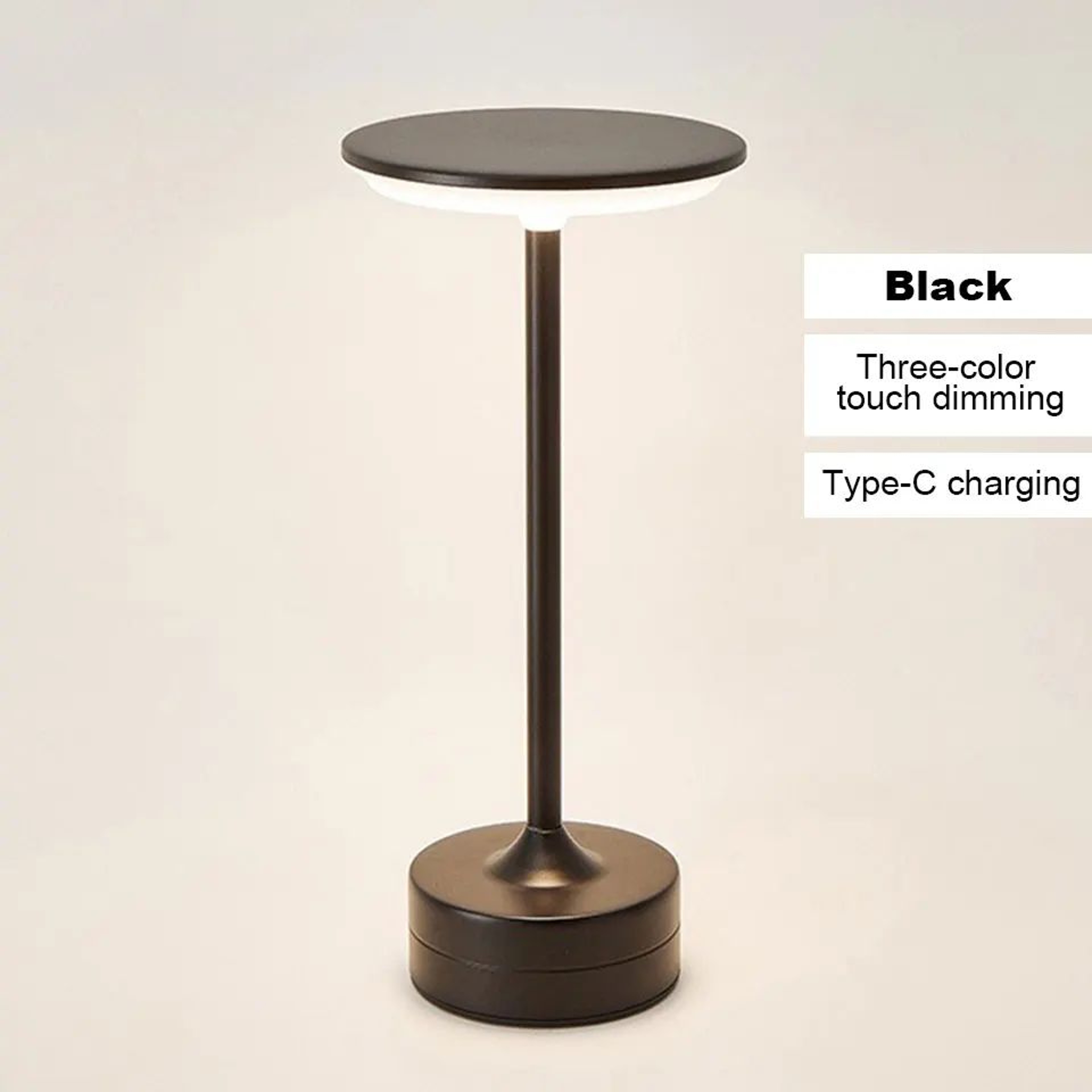 USB Rechargeable Touch LED Table Lamp Night Light Wireless Portable Reading Lamp For Bedroom Bar Ho 9
