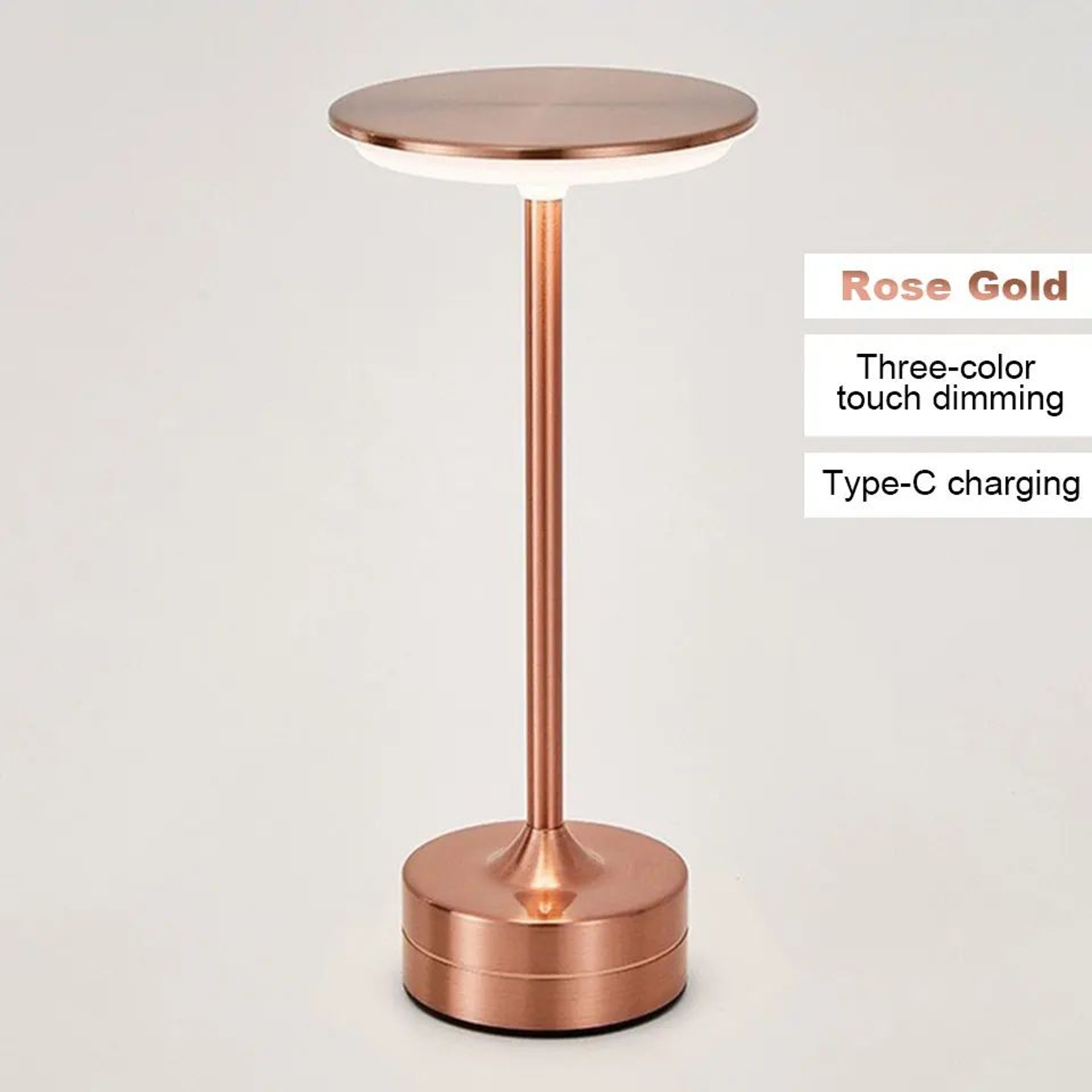 USB Rechargeable Touch LED Table Lamp Night Light Wireless Portable Reading Lamp For Bedroom Bar Ho 8