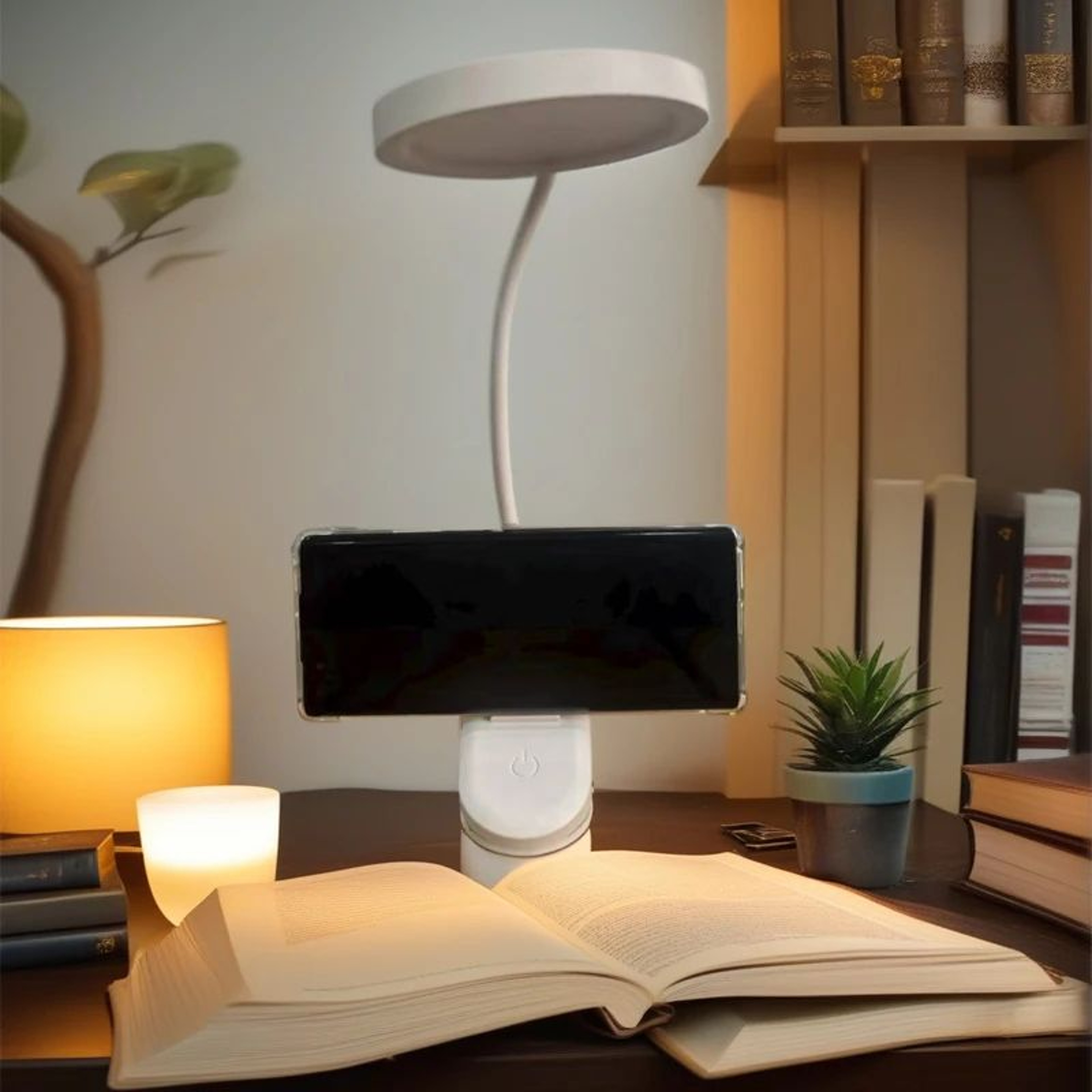 USB Rechargeable ClipOn LED Desk Lamp 3 Color Temperatures  Dimmable Reading Light For Study Office 4