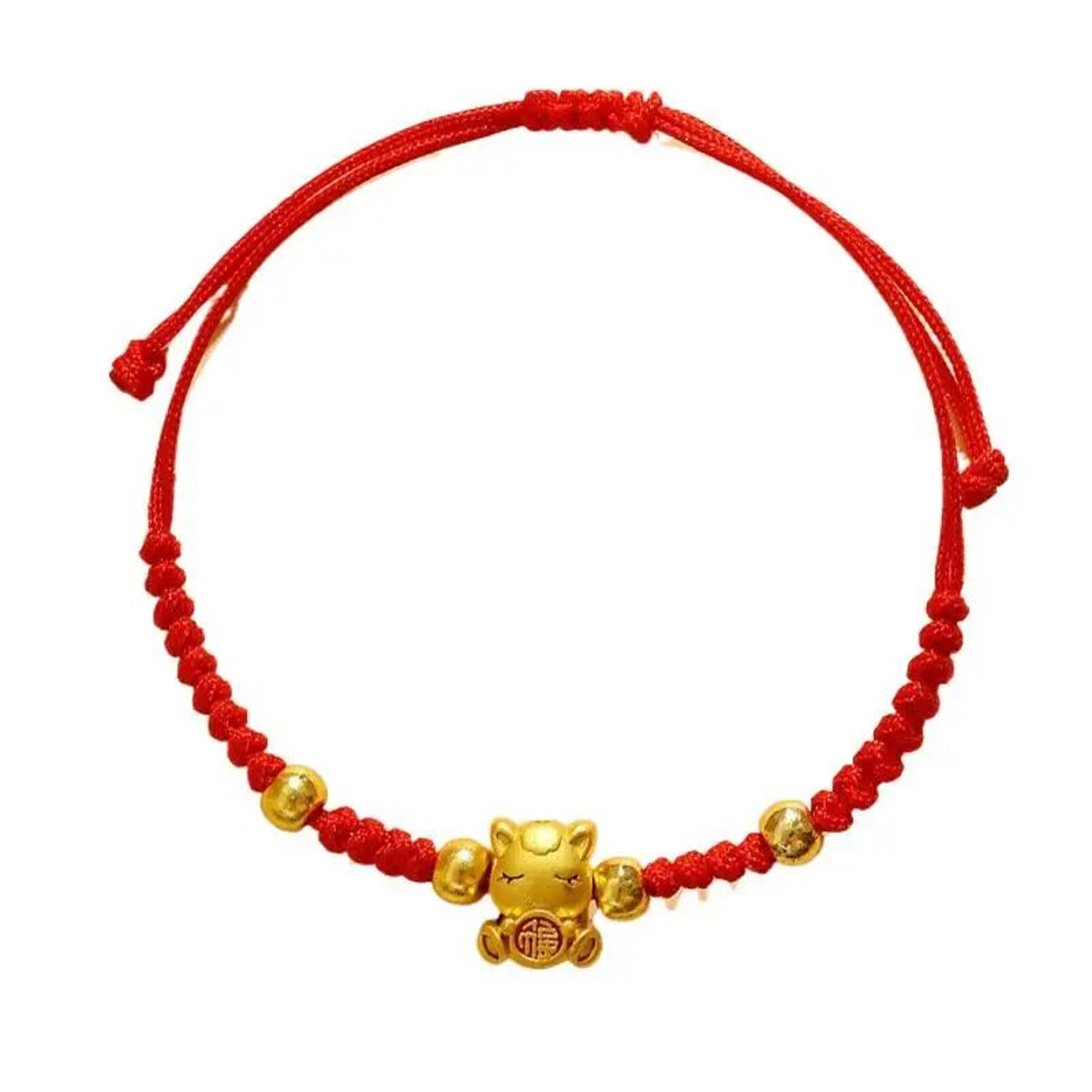 2026 Year Of The Horse Red Lucky Rope Bracelet For Women  Chinese Style Beaded Charm New Year Bless 8