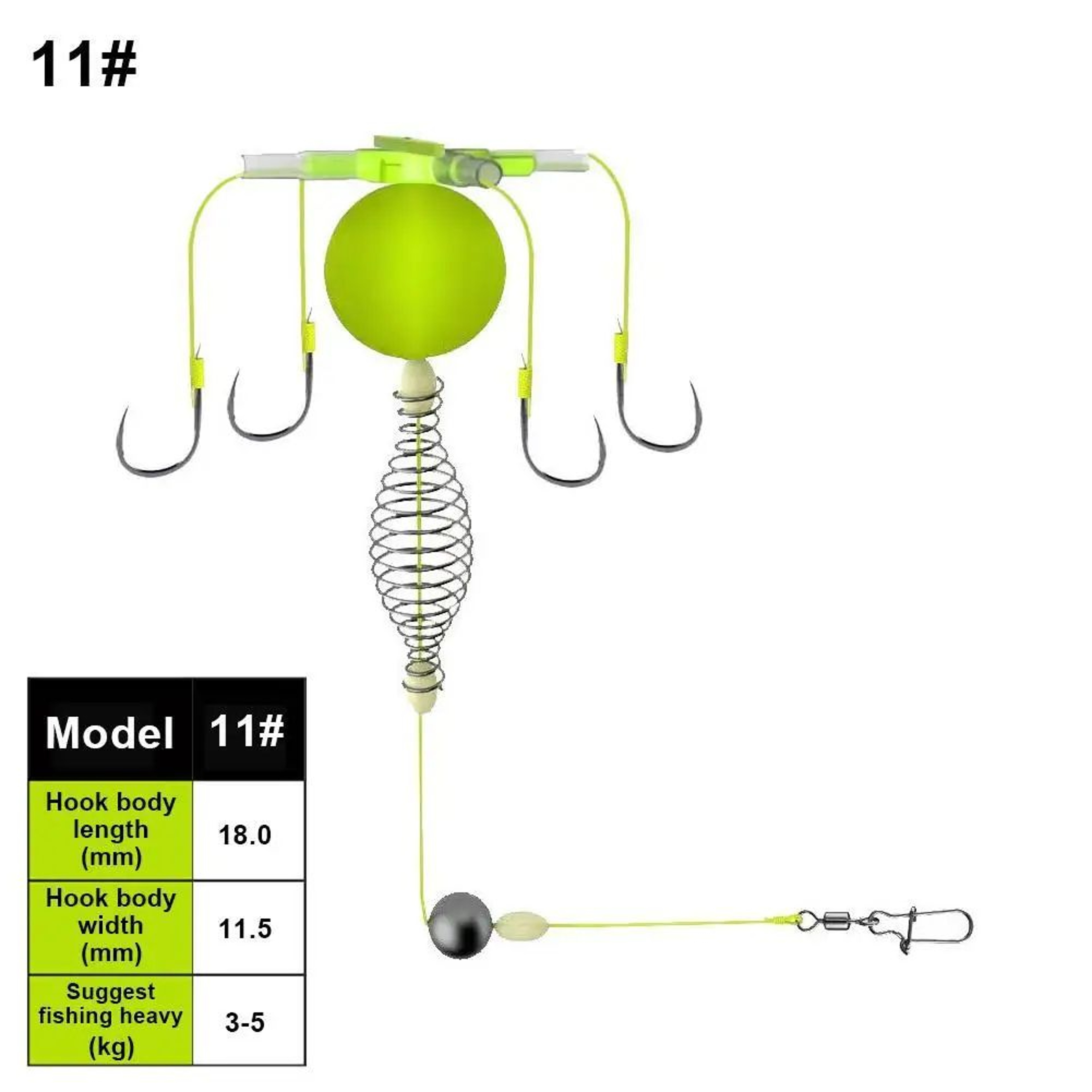 AntiTangle Spring Fishing Feeder Hook  Carbon Steel Bait Cage With Float AntiBottom Design For Carp 10