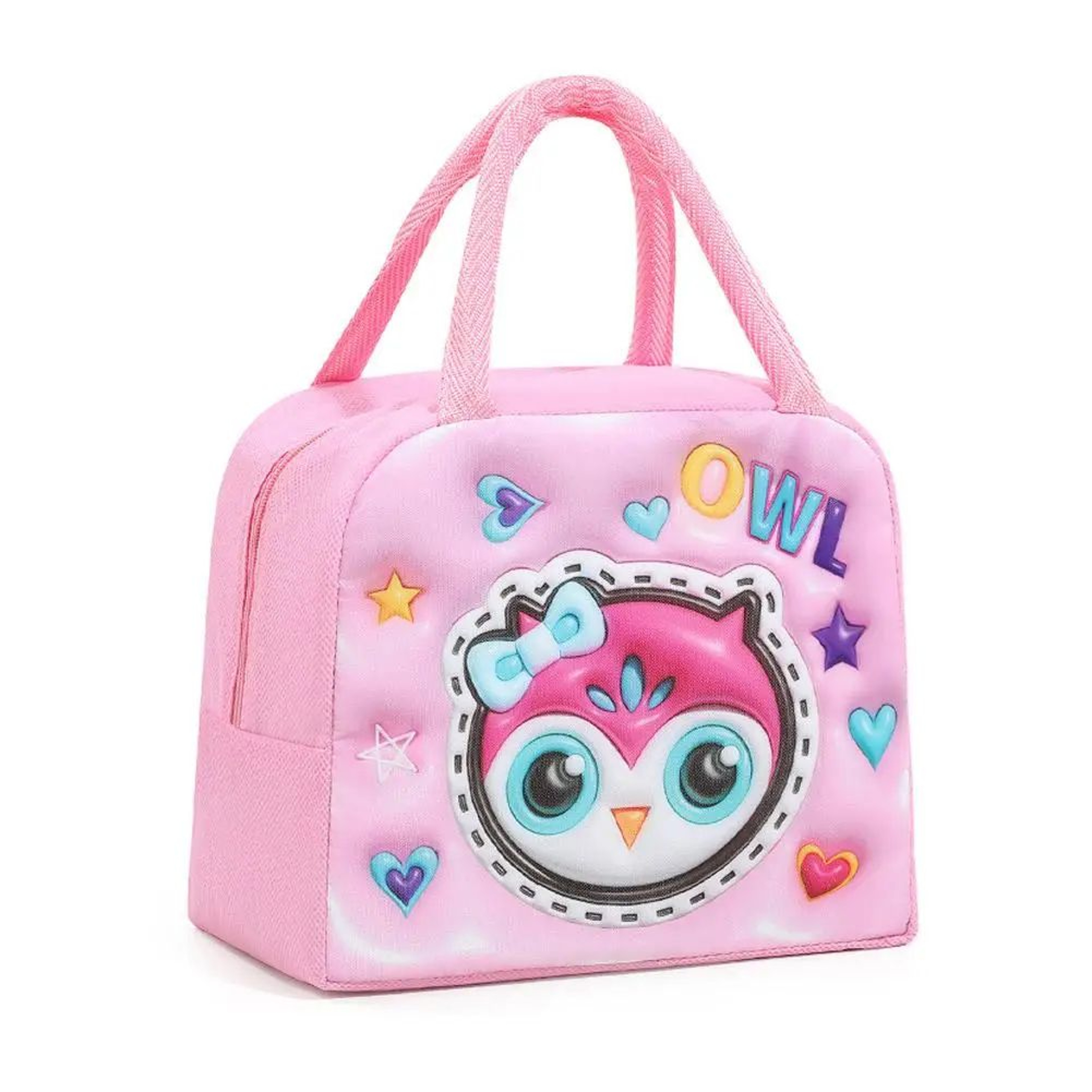 Kids Cartoon Insulated Lunch Bag  Portable Thermal Bento Cooler Tote With Ice Pack Space For School 8