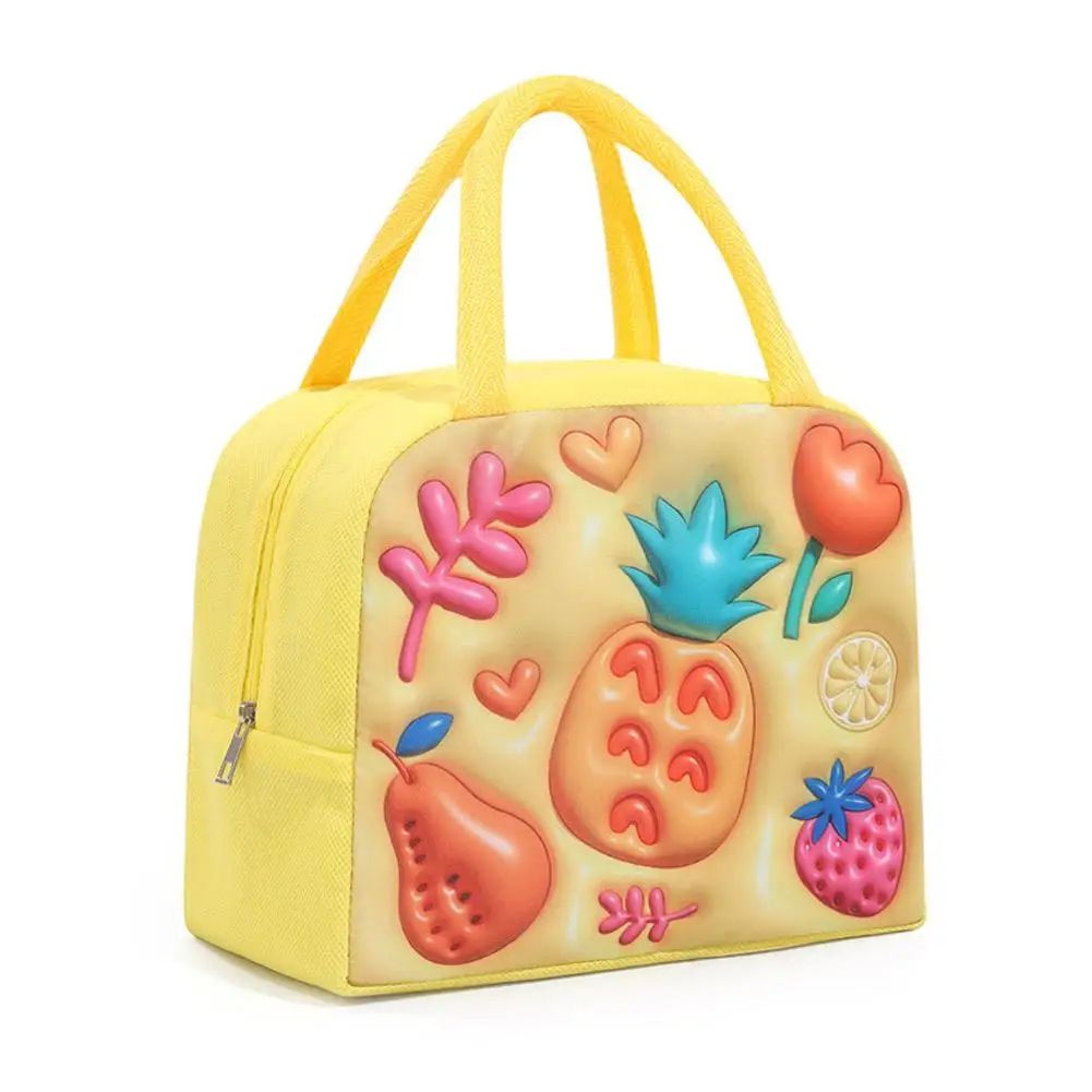 Kids Cartoon Insulated Lunch Bag  Portable Thermal Bento Cooler Tote With Ice Pack Space For School 10