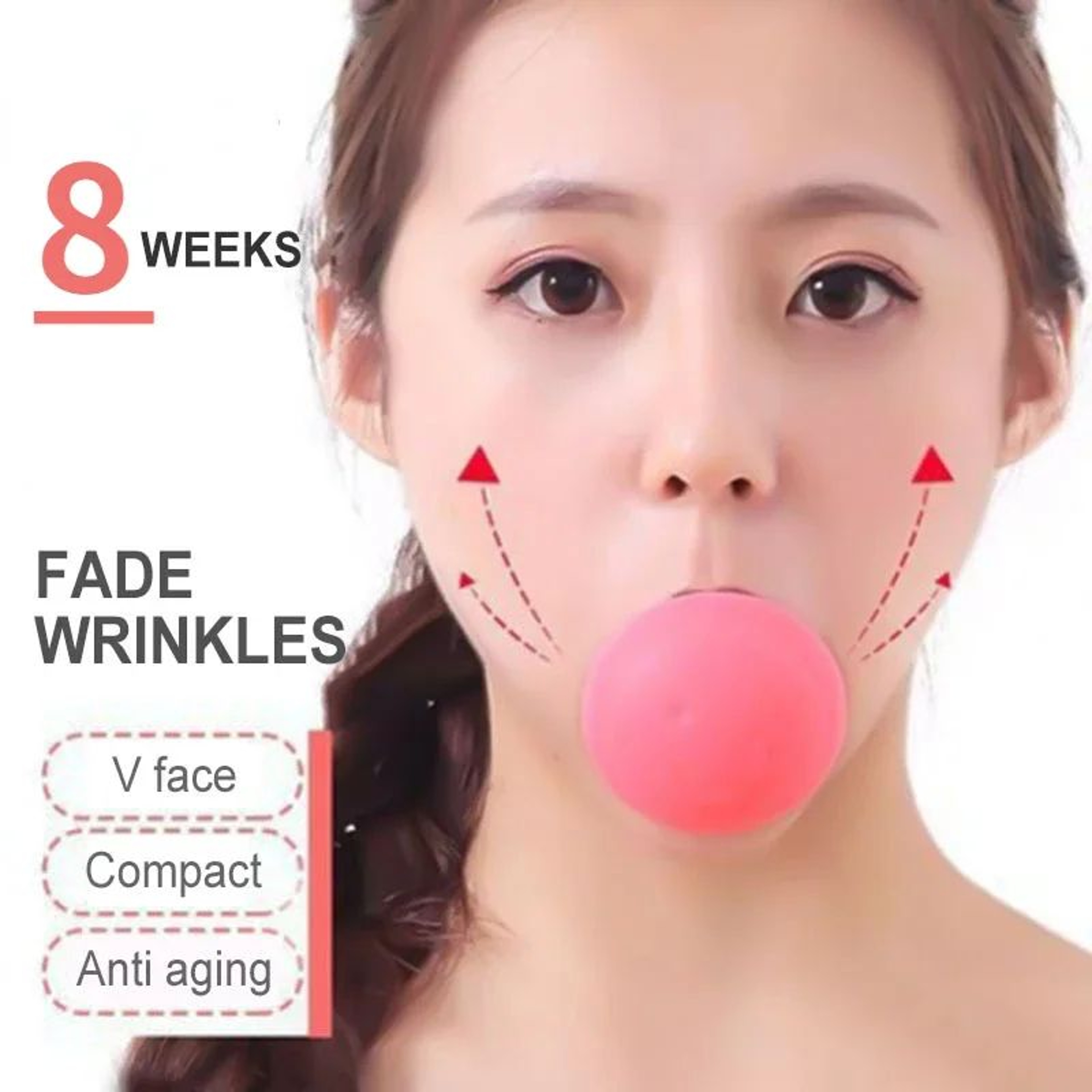 Silicone Jawline Exerciser Ball  Face Lifting  Firming Trainer For Double Chin Cheek Slimming Muscl 1