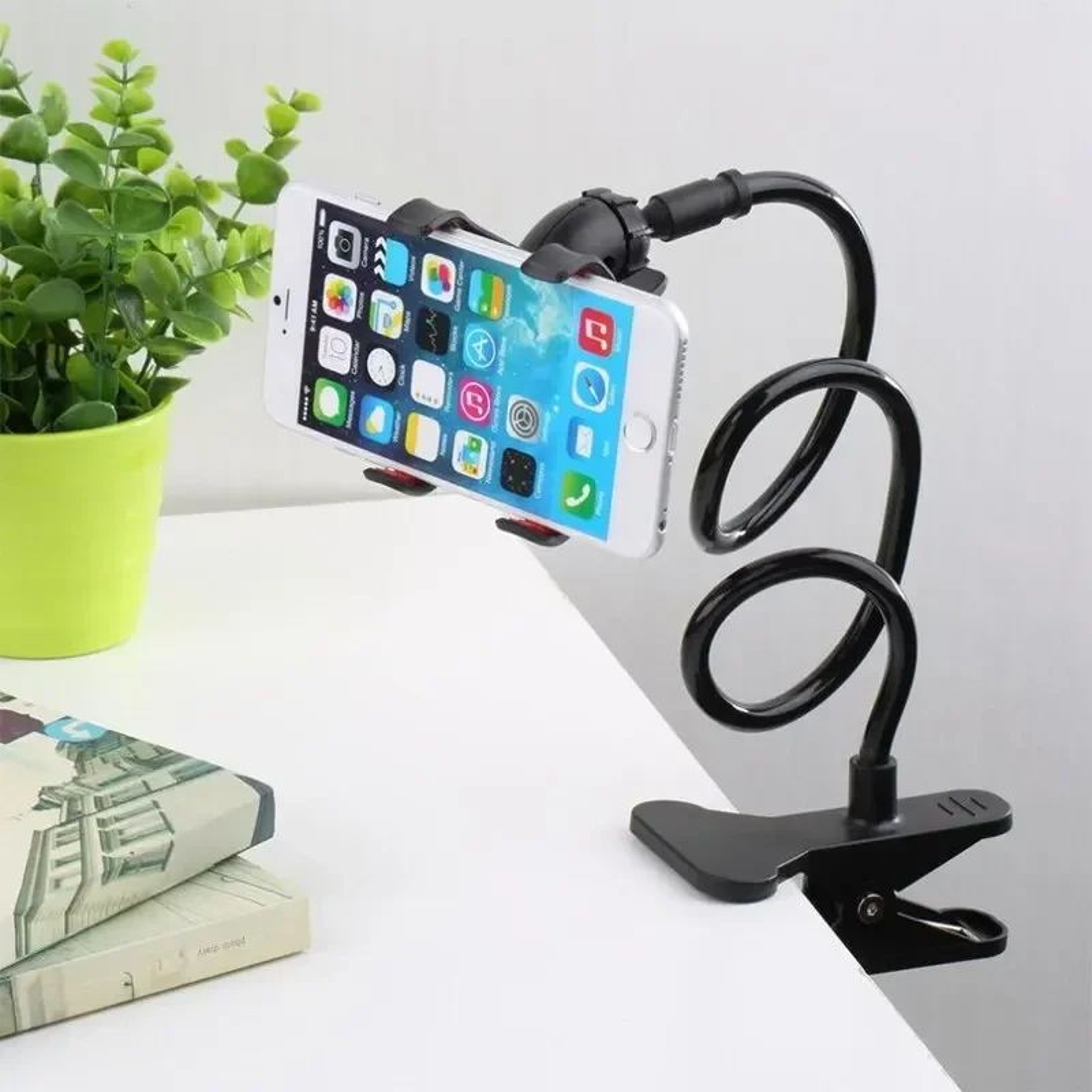 276 Inches Flexible Phone Holder Stand With 360 Clip  Lazy Bed  Desk Mount Bracket For Smartphones  1