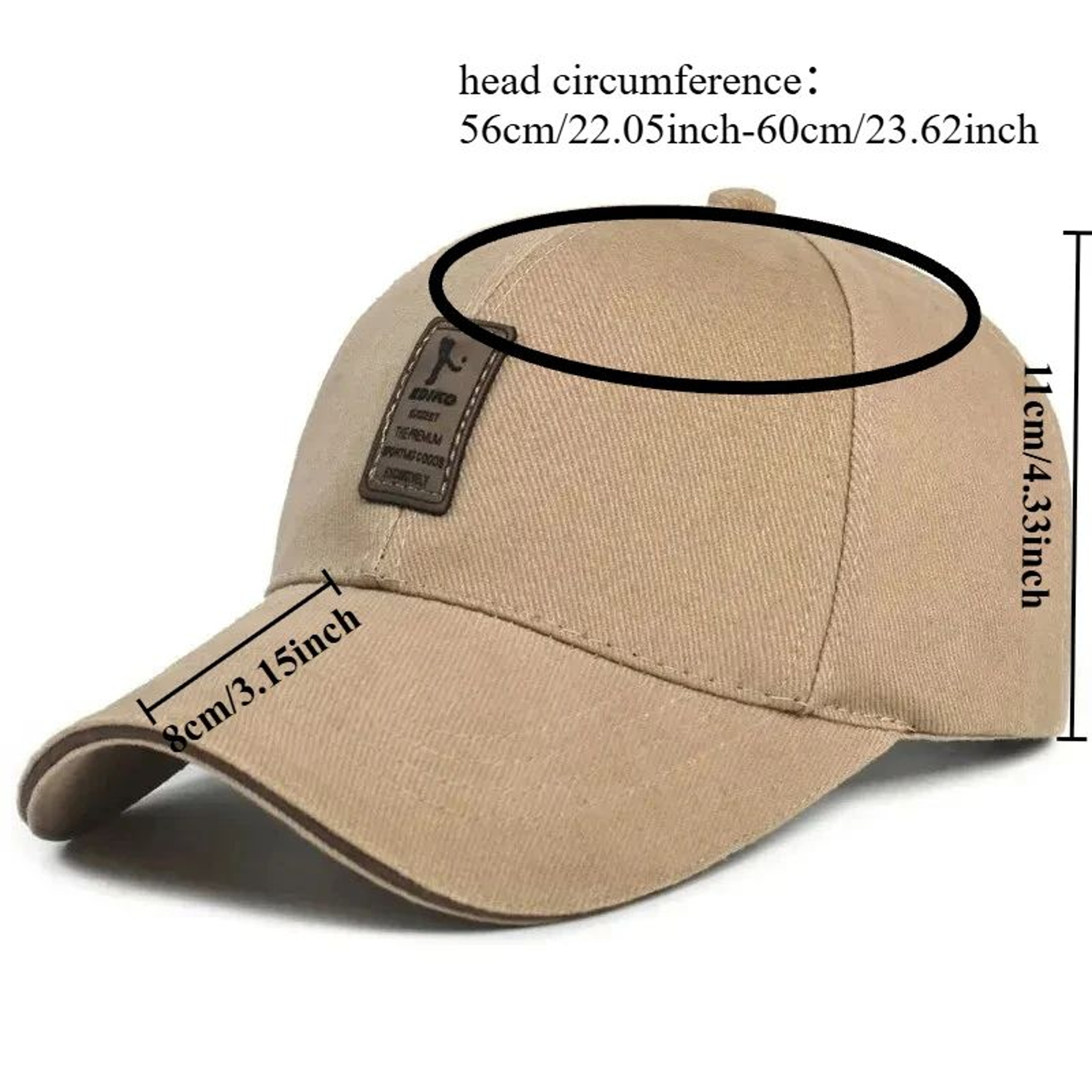 Unisex Adjustable Baseball Cap For Outdoor Sports  Breathable Sun Hat For Golf Casual Wear AllSeaso 5