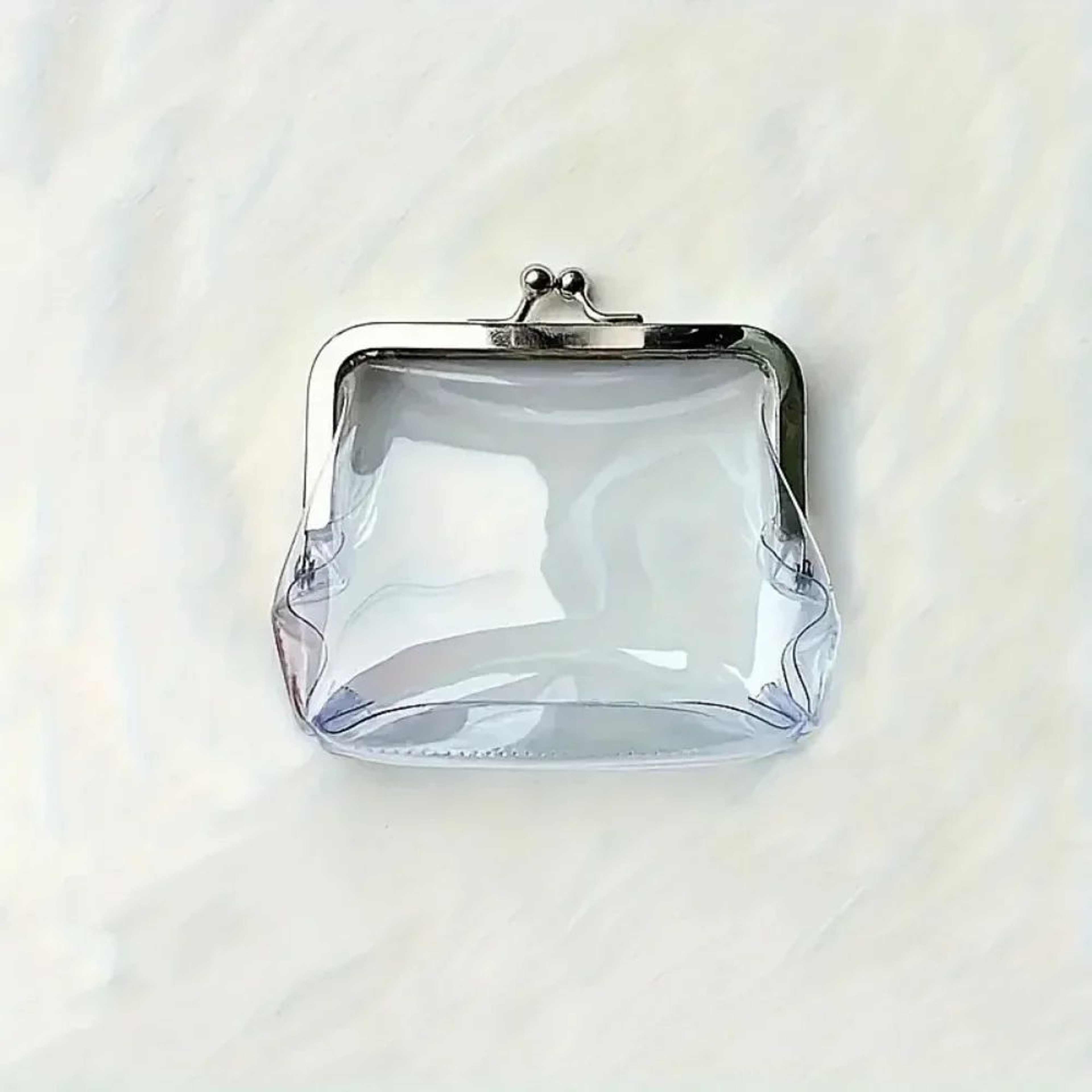 Transparent PVC Coin Purse  Mini Makeup Bag  Travel Storage Pouch For Change Earbuds Lipstick Hasp  4