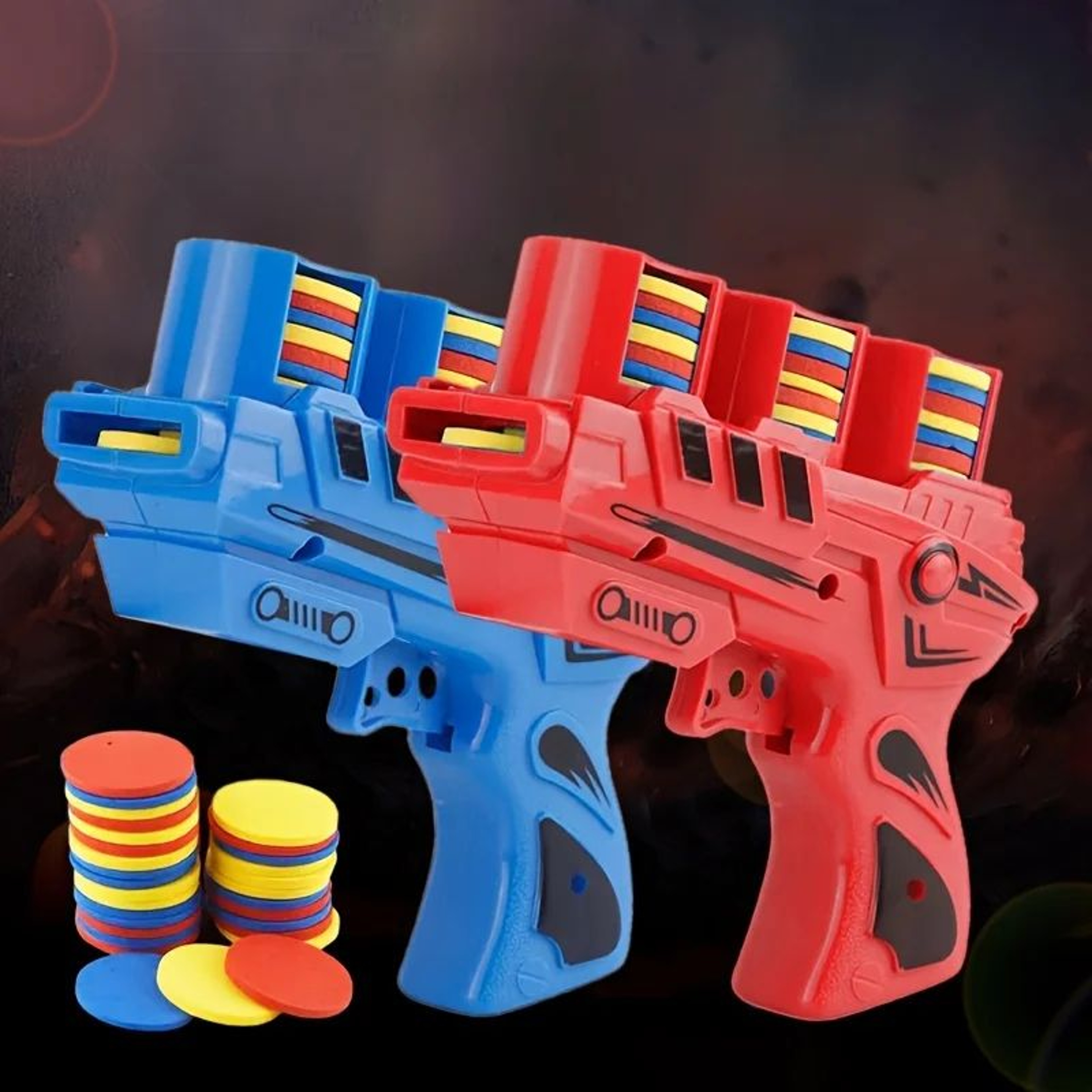 UFO Launcher Toy W Soft EVA Bullets  Outdoor Interactive Shooting Game For Kids Active Play Sports  5