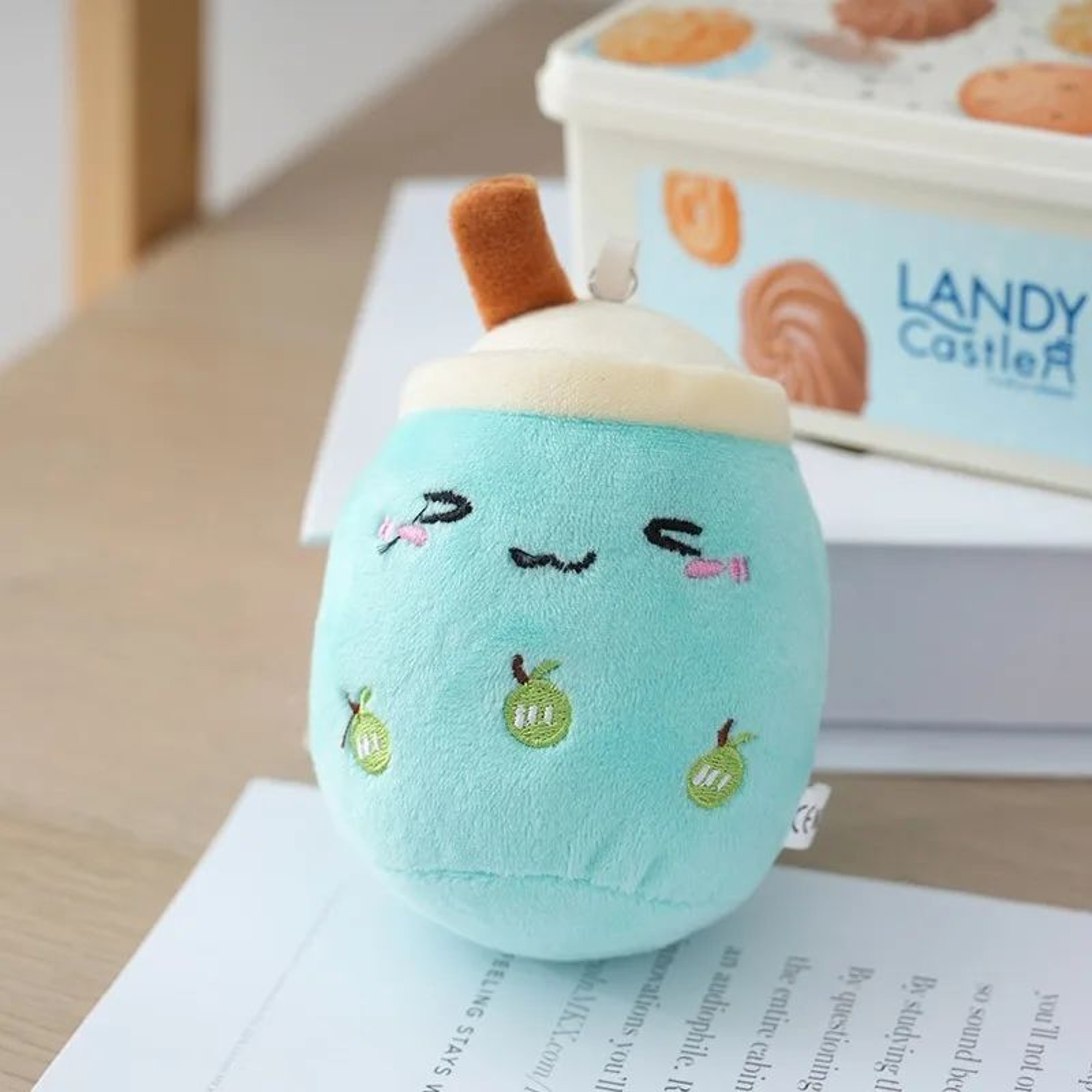 Cute Milk Tea Plush Keychain Toy  Kawaii Boba Cup Stuffed Pendant For Backpack Bag Charm Gift For K 3