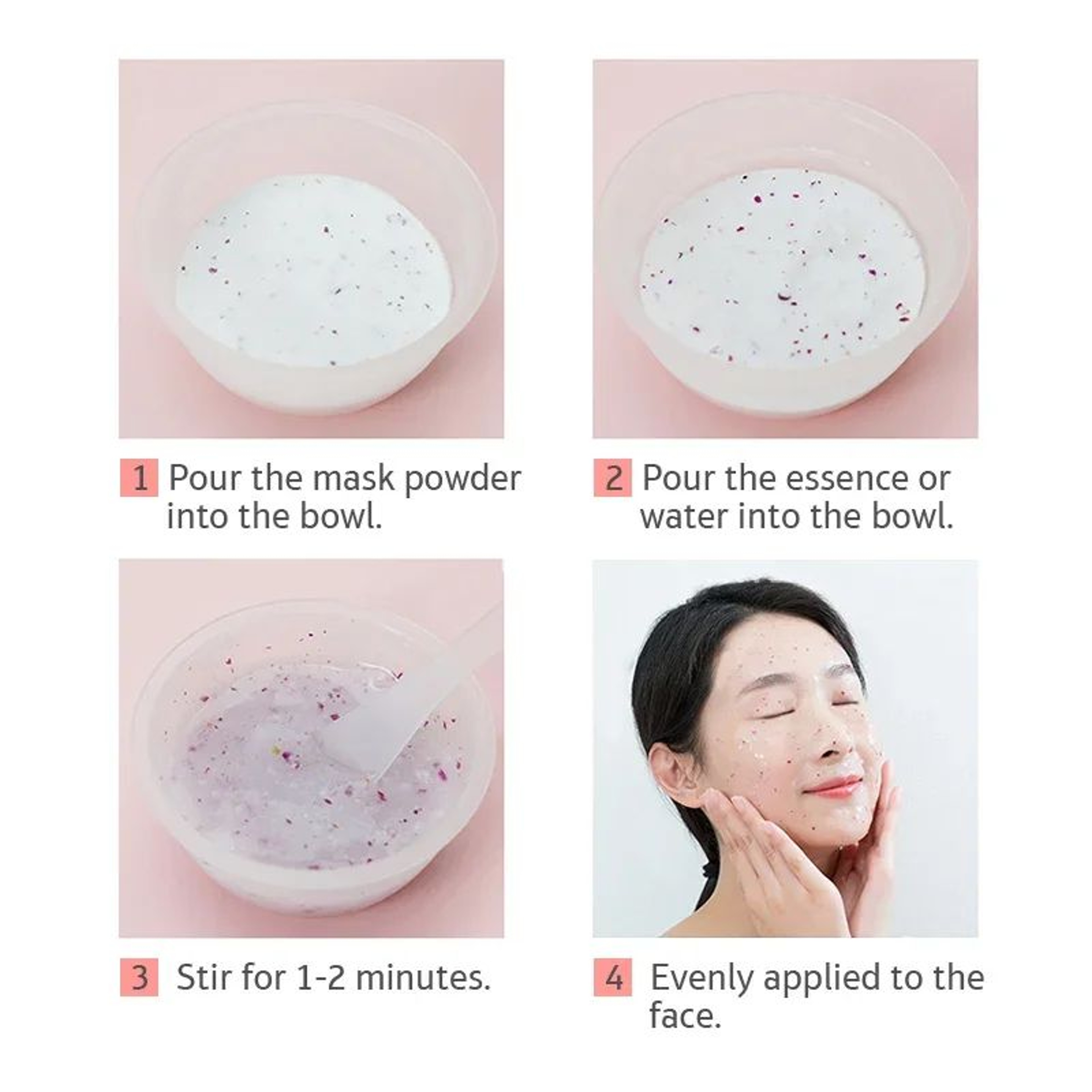 Hydro Jelly Face Mask Powder  Rose Whitening  Aloe Vera DIY Rubber PeelOff SPA Mask For Hydration   4