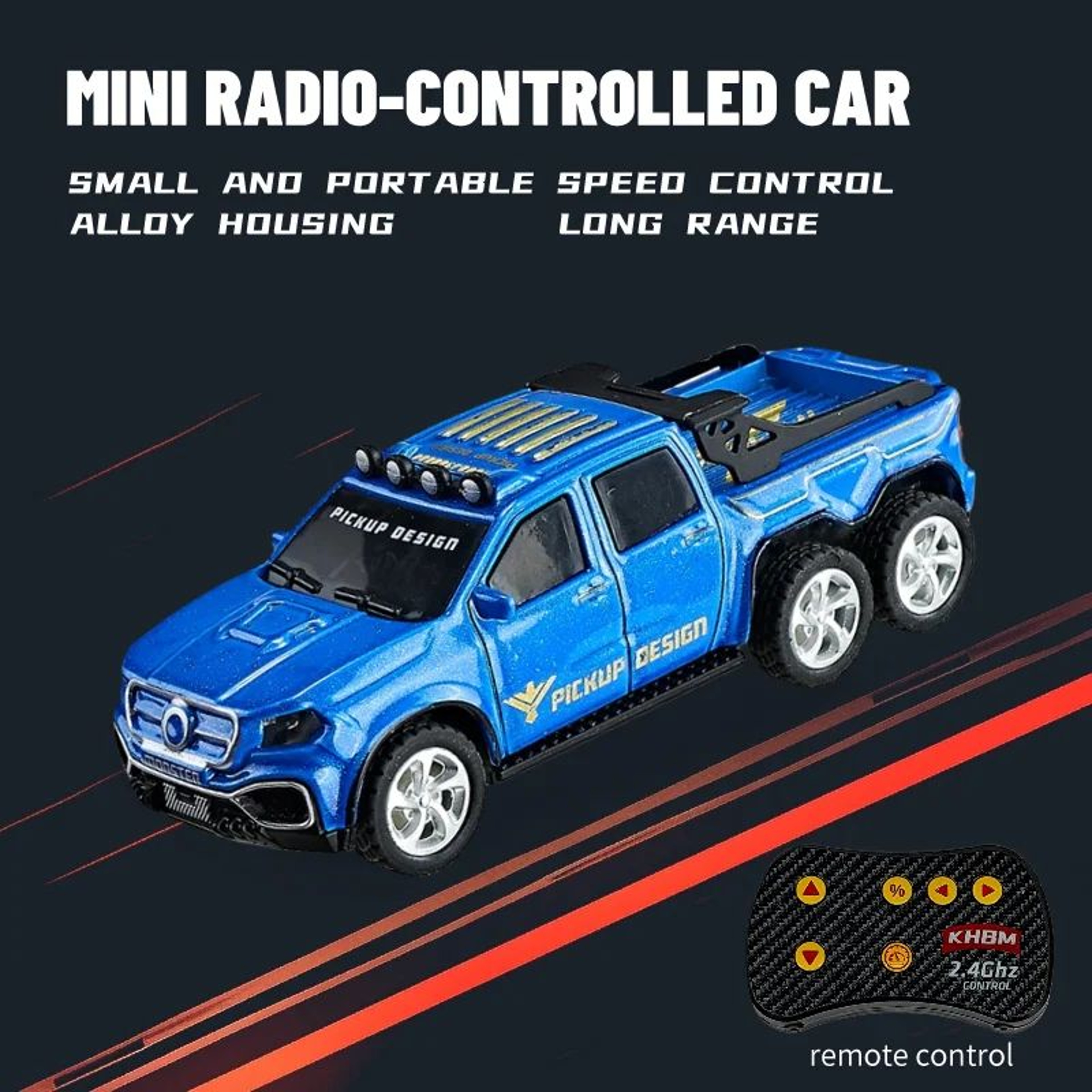 164 Mini RC Car Alloy  60Min Run Time 98131 Ft Remote Range USB Rechargeable Pocket Remote Control  13