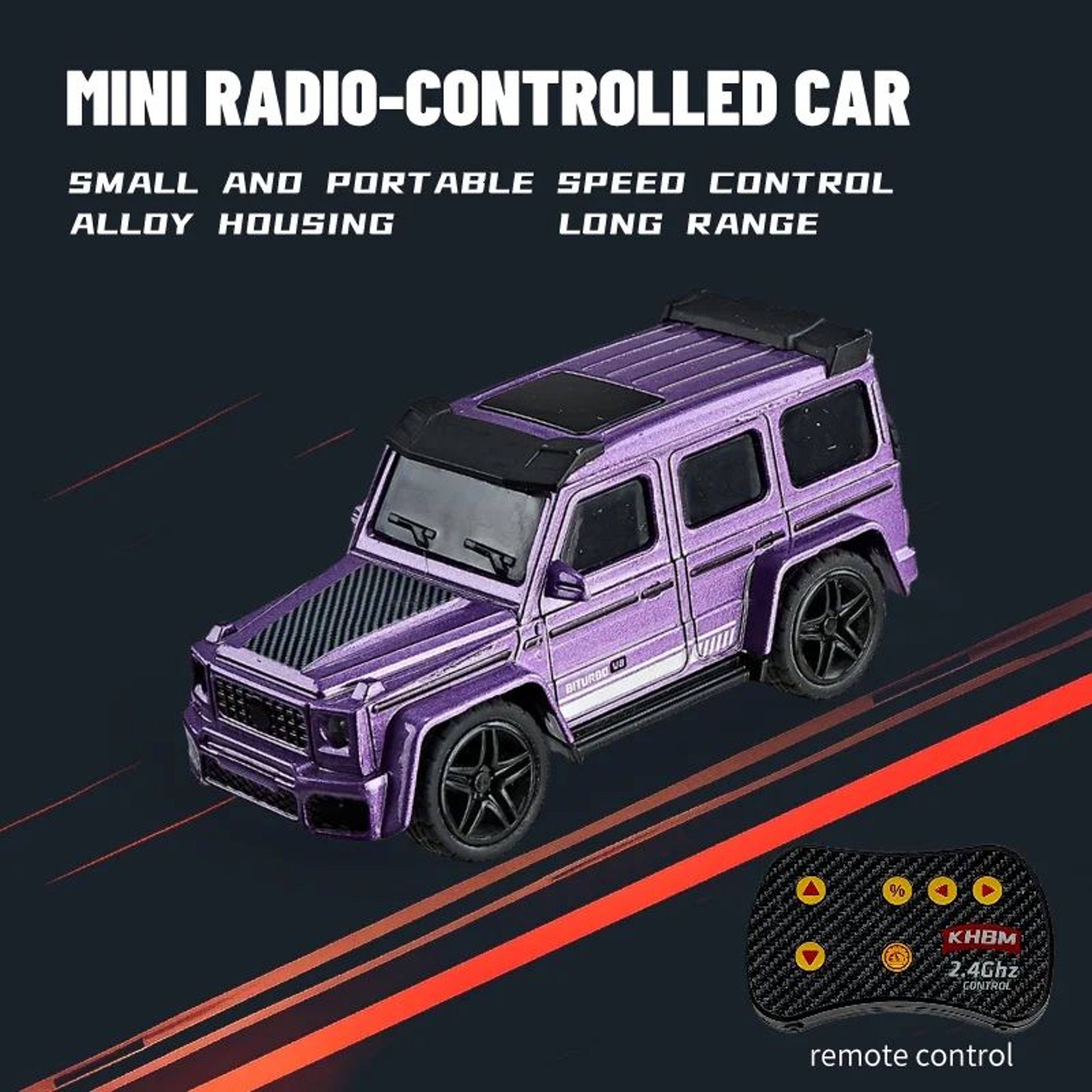 164 Mini RC Car Alloy  60Min Run Time 98131 Ft Remote Range USB Rechargeable Pocket Remote Control  10