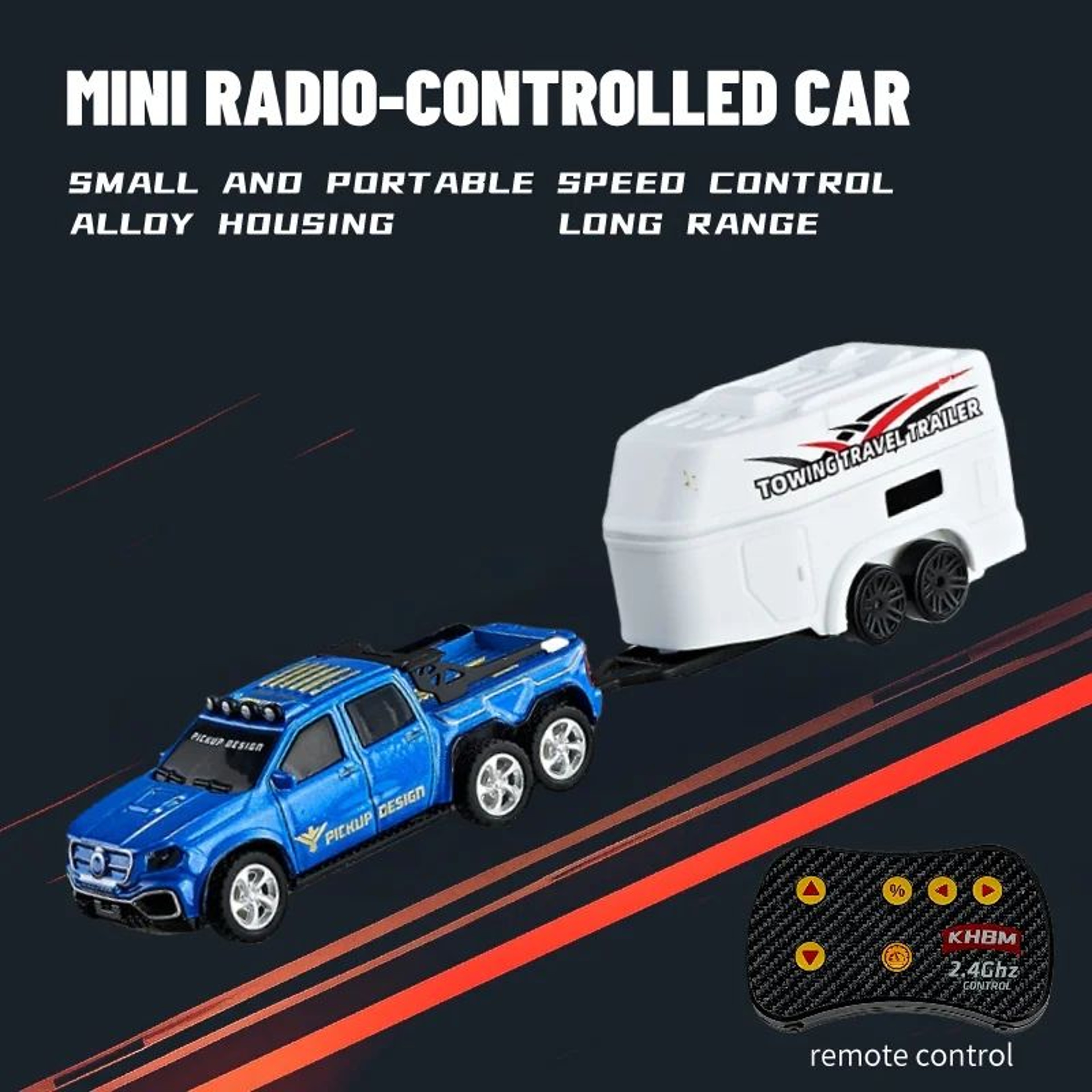 164 Mini RC Car Alloy  60Min Run Time 98131 Ft Remote Range USB Rechargeable Pocket Remote Control  20