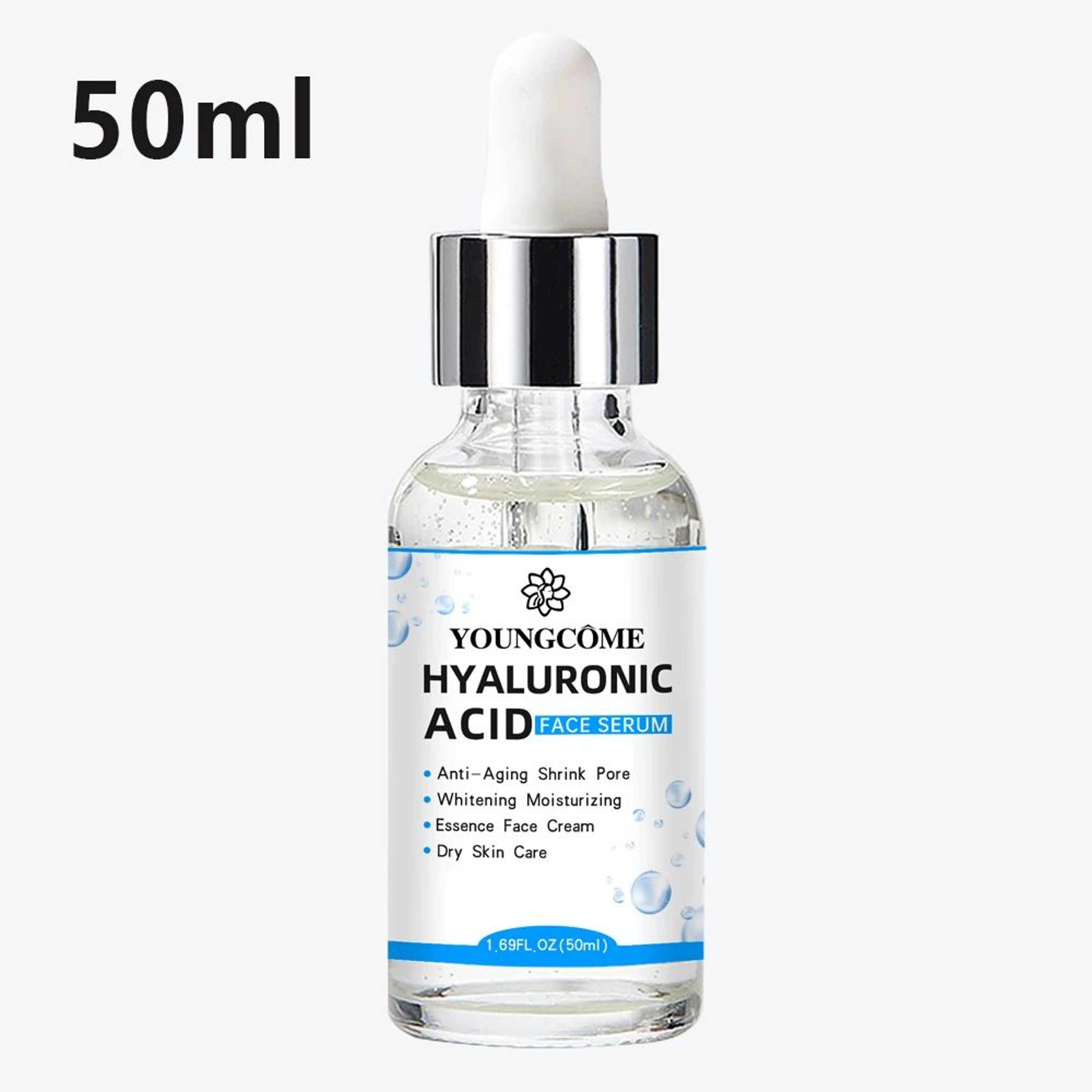 Hyaluronic Acid Facial Essence Serum  Deep Moisturizing Korean Skincare With Vitamin C  Botanical E 6