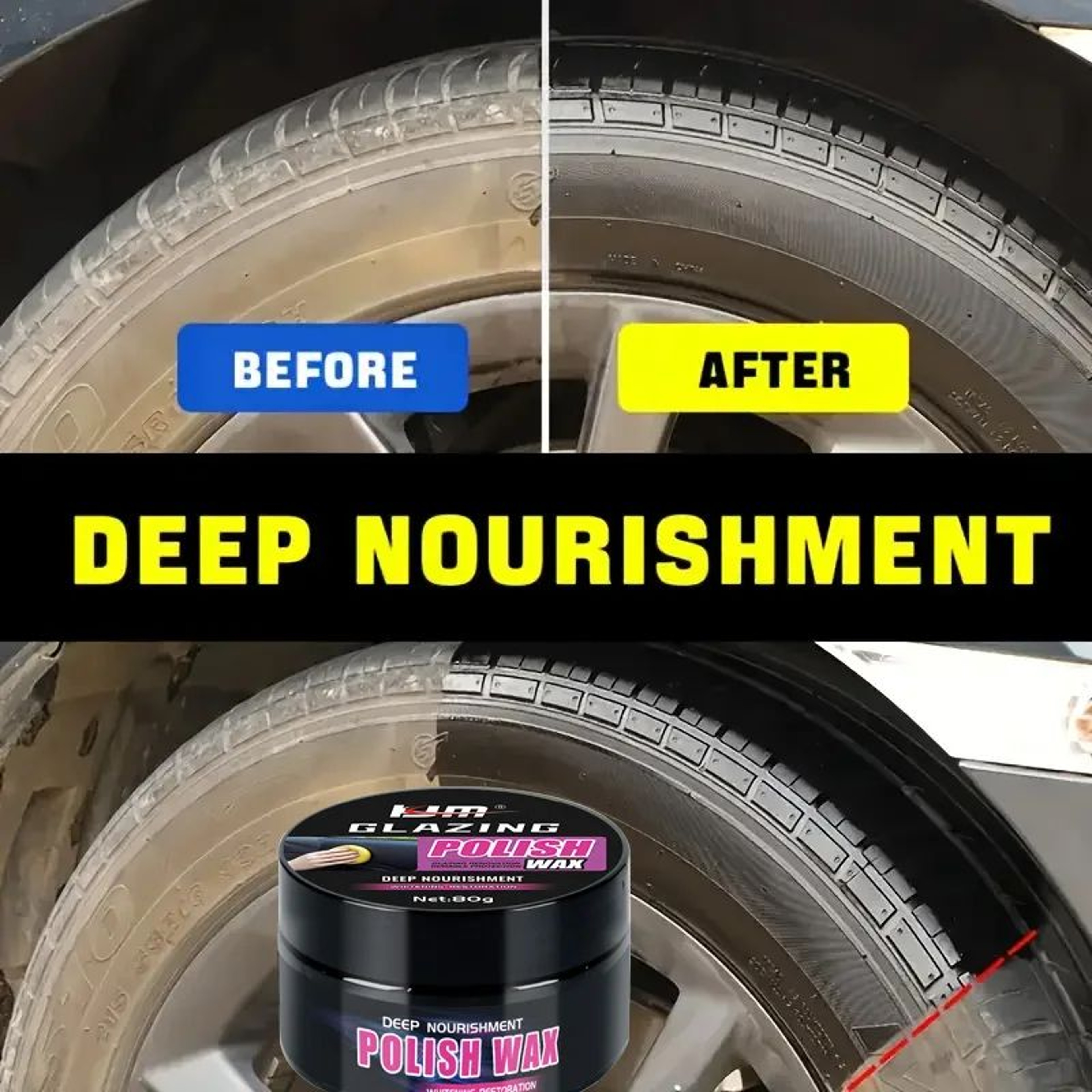 Universal Leather  Plastic Repair Wax  Automotive Interior Restorer Cream For Seats Dashboards Trim 4