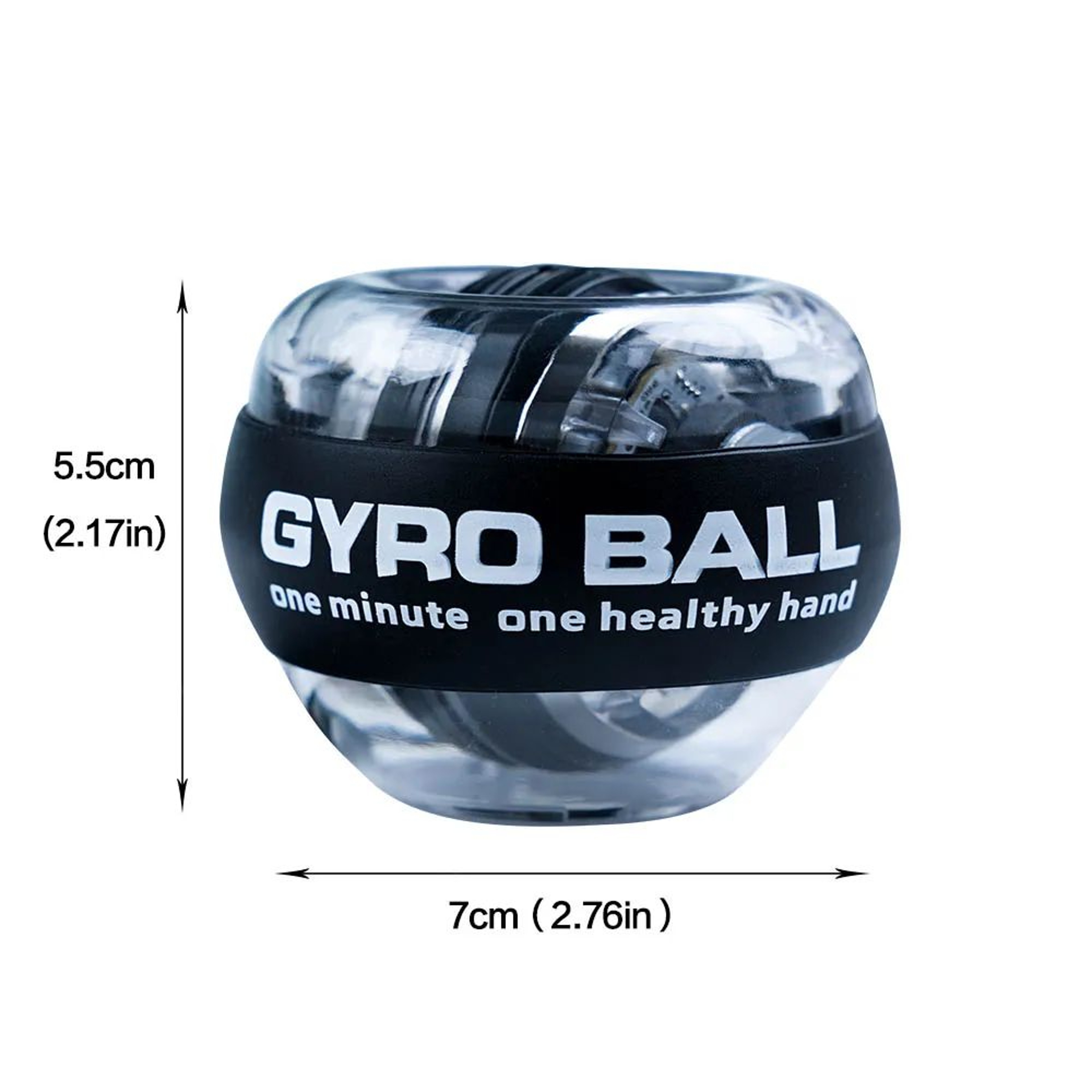 LED Gyro Power Wrist Ball Trainer  Auto Start Forearm  Hand Strengthener Gyroscopic Fitness Tool Wi 1