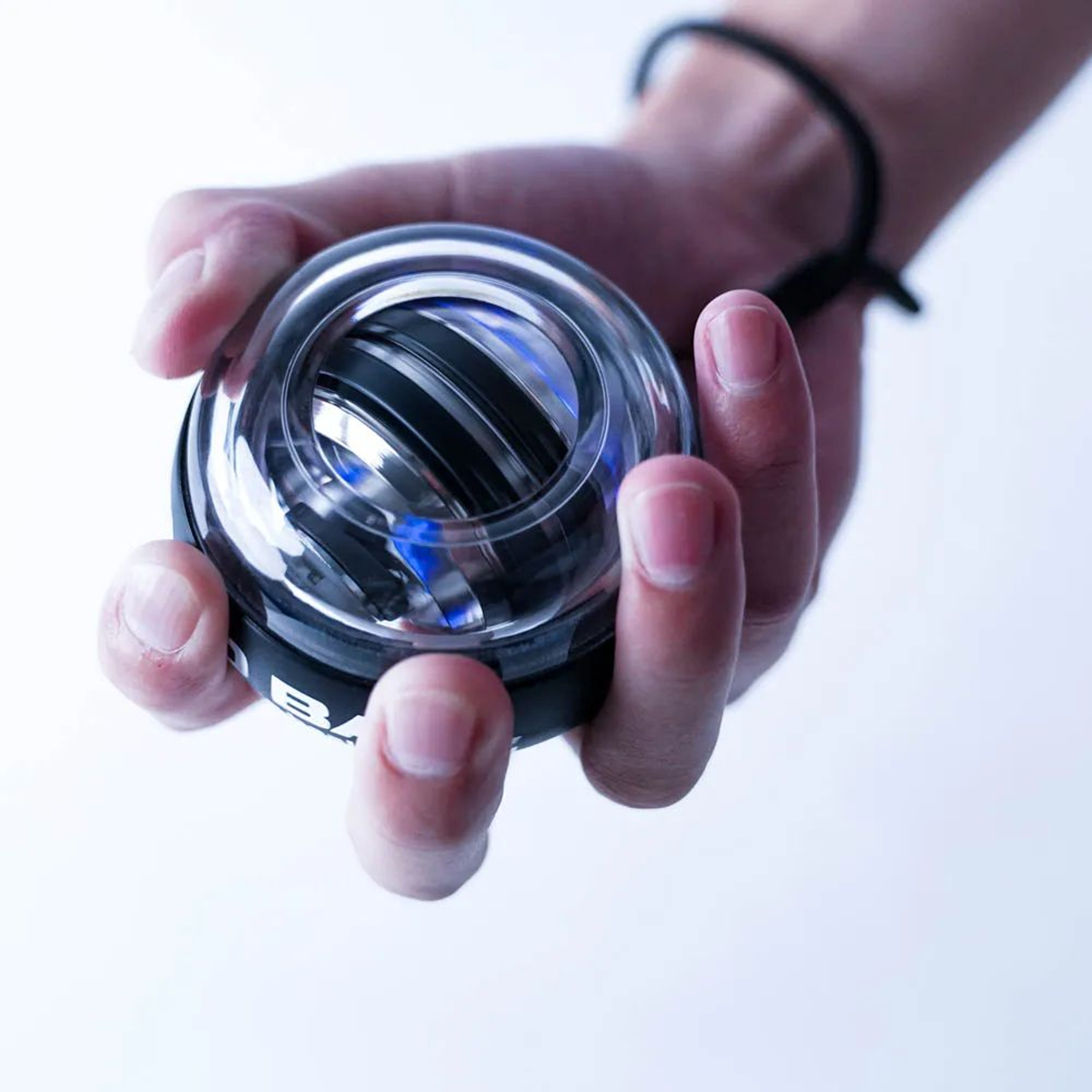 LED Gyro Power Wrist Ball Trainer  Auto Start Forearm  Hand Strengthener Gyroscopic Fitness Tool Wi 4