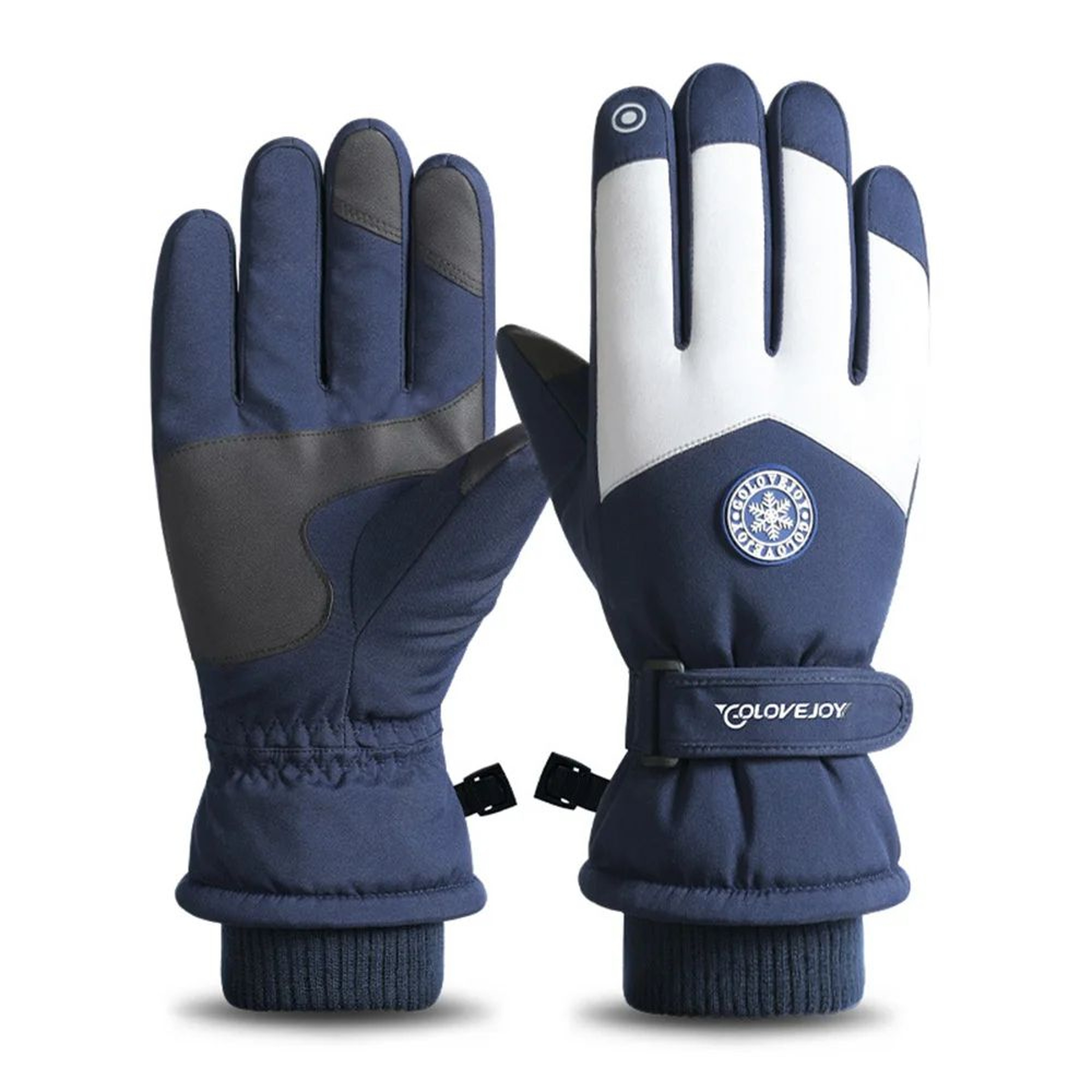 Waterproof Touch Screen Ski Gloves  Thermal Fleece Lined Winter Snow Gloves For Skiing Snowboarding 7