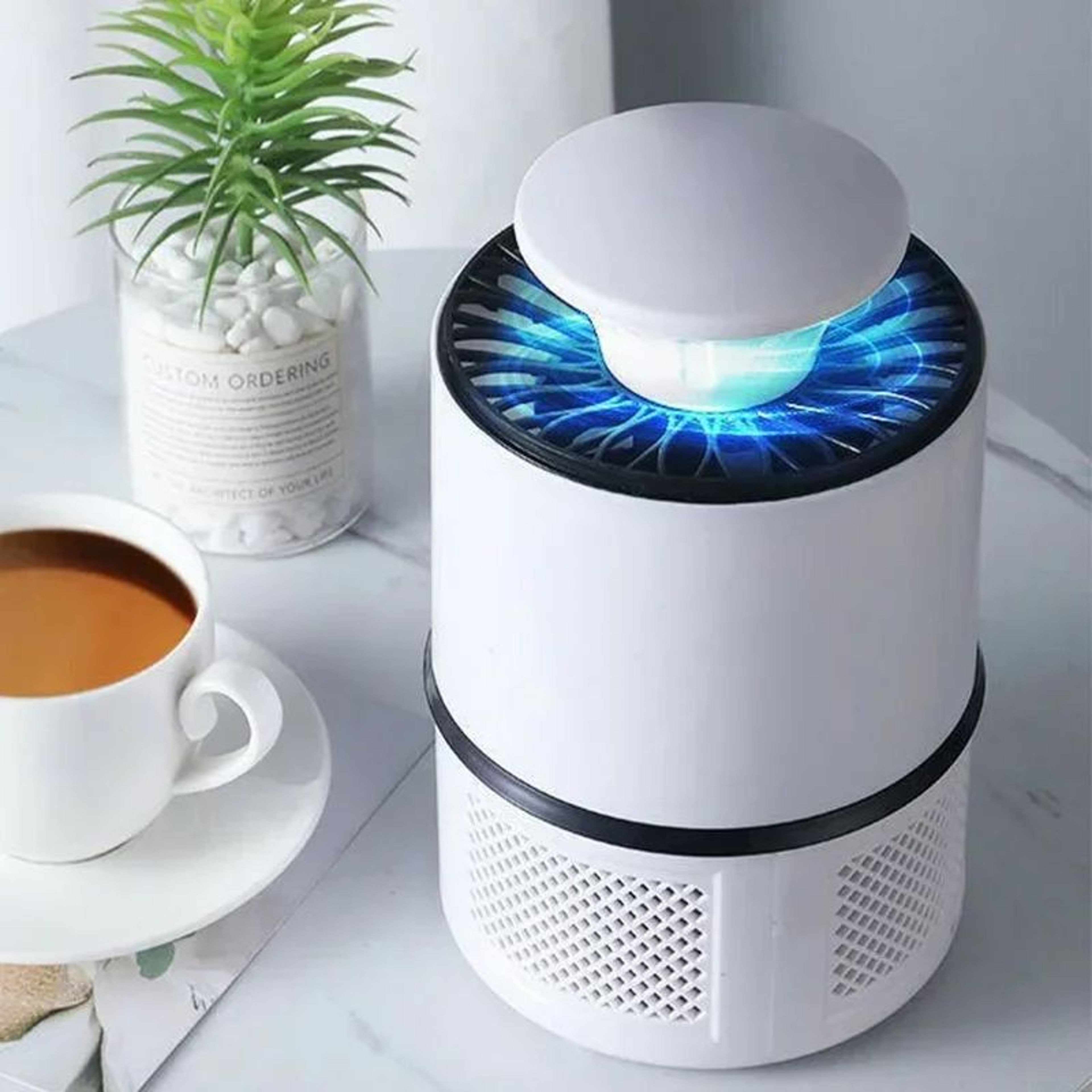 Portable Electric Mosquito Killer Lamp  USB Smart Fly Trap Silent Insect Repellent Light For Indoor 4