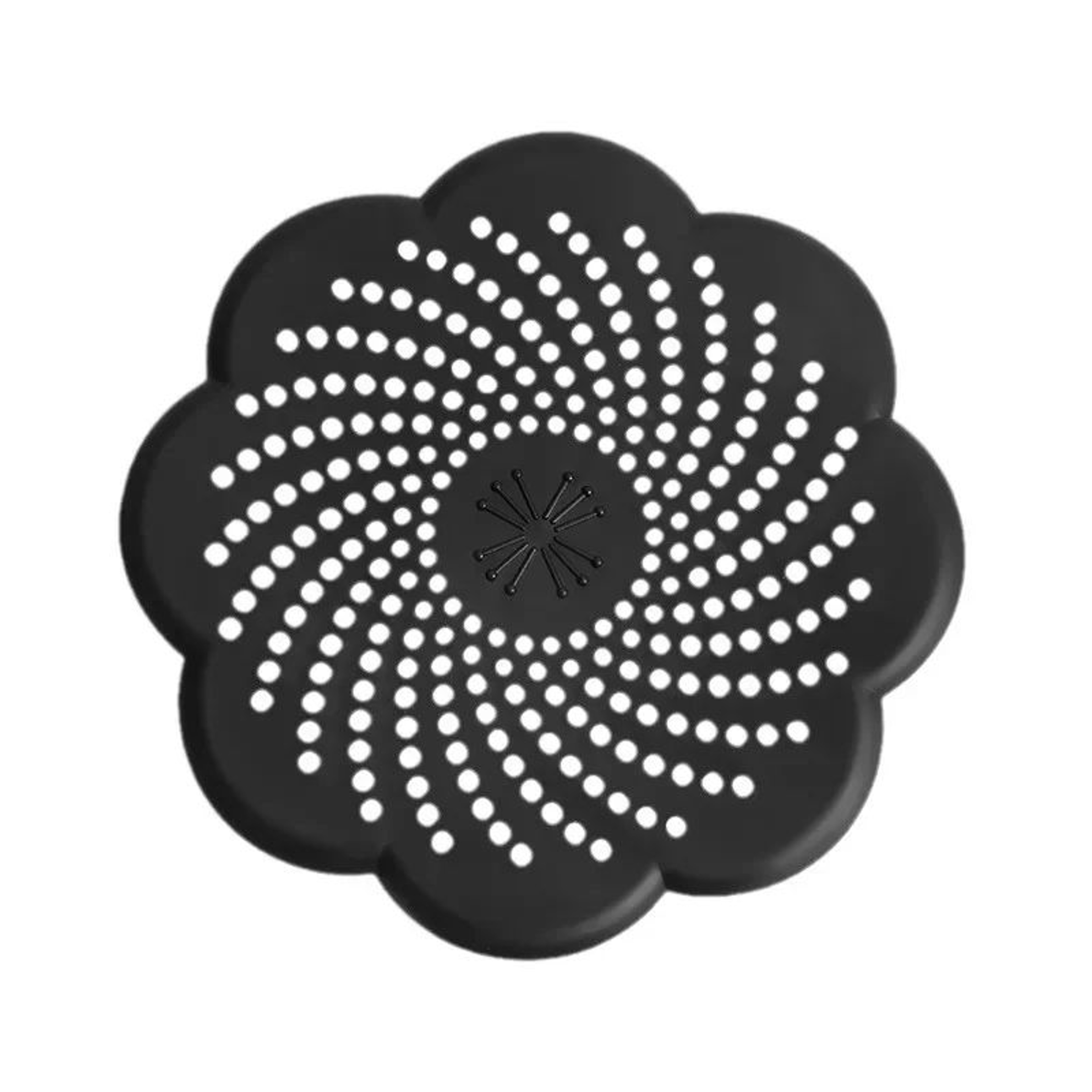 Flower Silicone Floor Drain Cover  Hair Catcher Sink Strainer For Bathroom  Kitchen AntiClog Waste  3