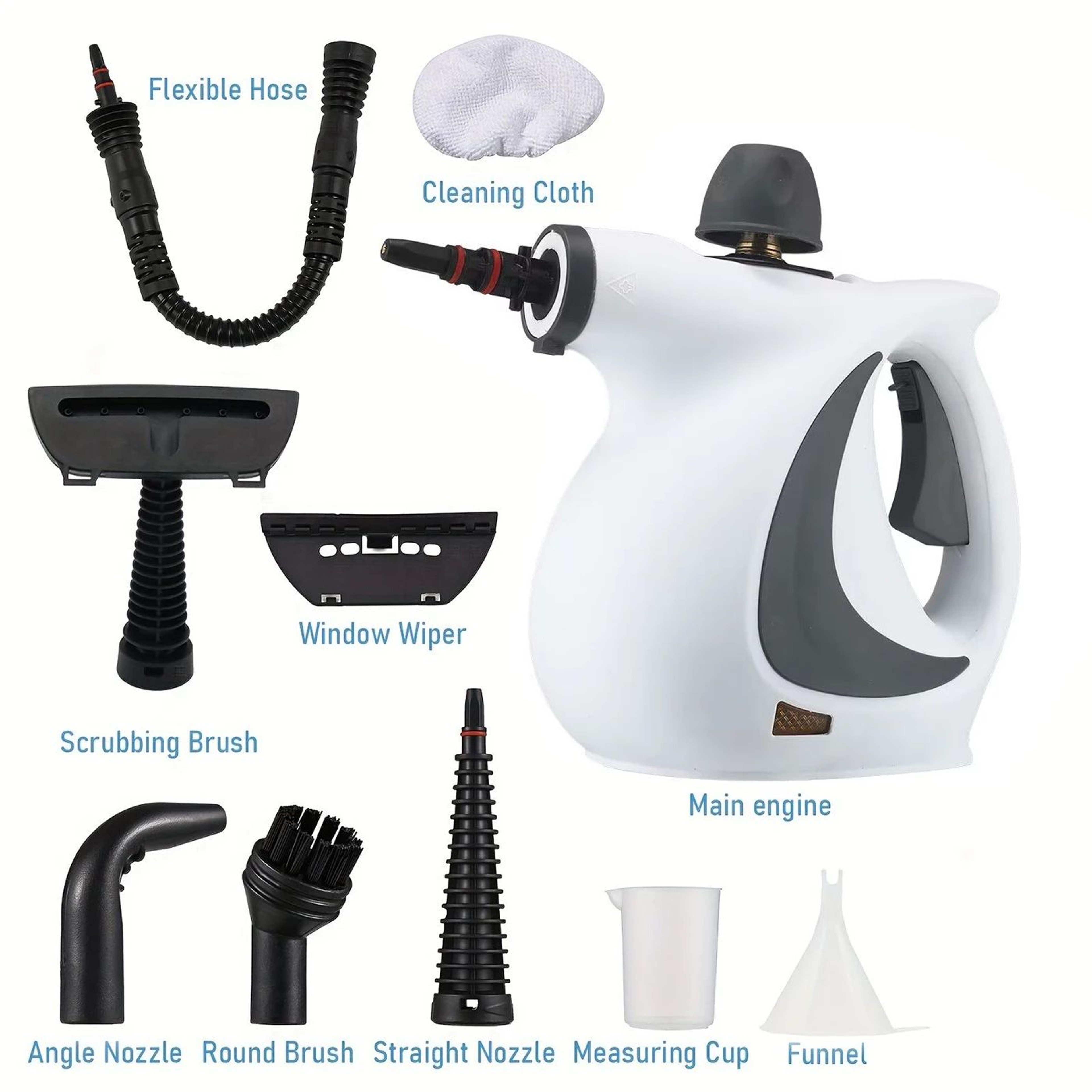 Portable Handheld Steam Cleaner  HighPressure Grease Remover For Kitchen Hood Bathroom Car  Home Cl 7
