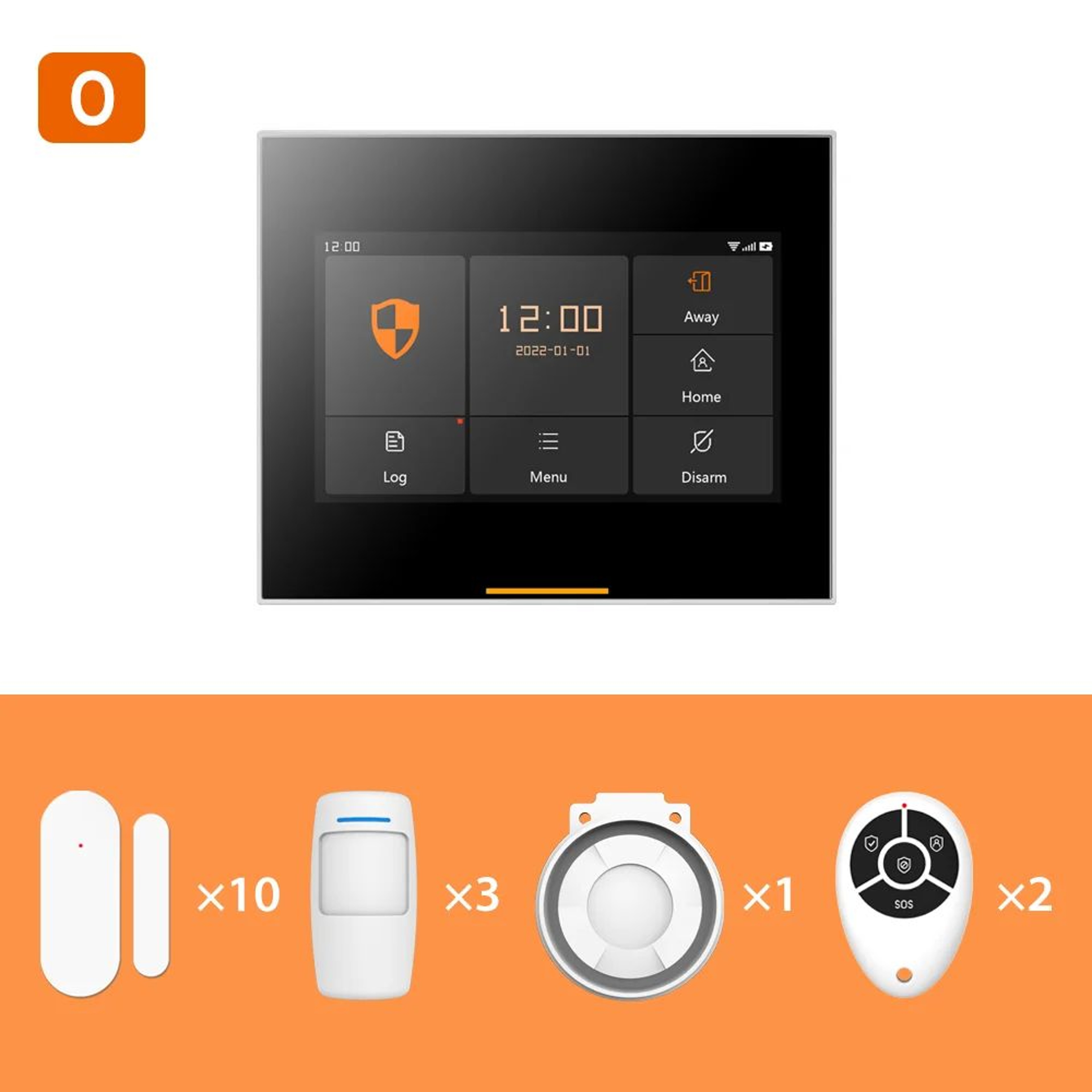 Staniot WiFi Smart Home Alarm System  Tuya Wireless Security Kit With UltraThin Panel Alexa  Google 14