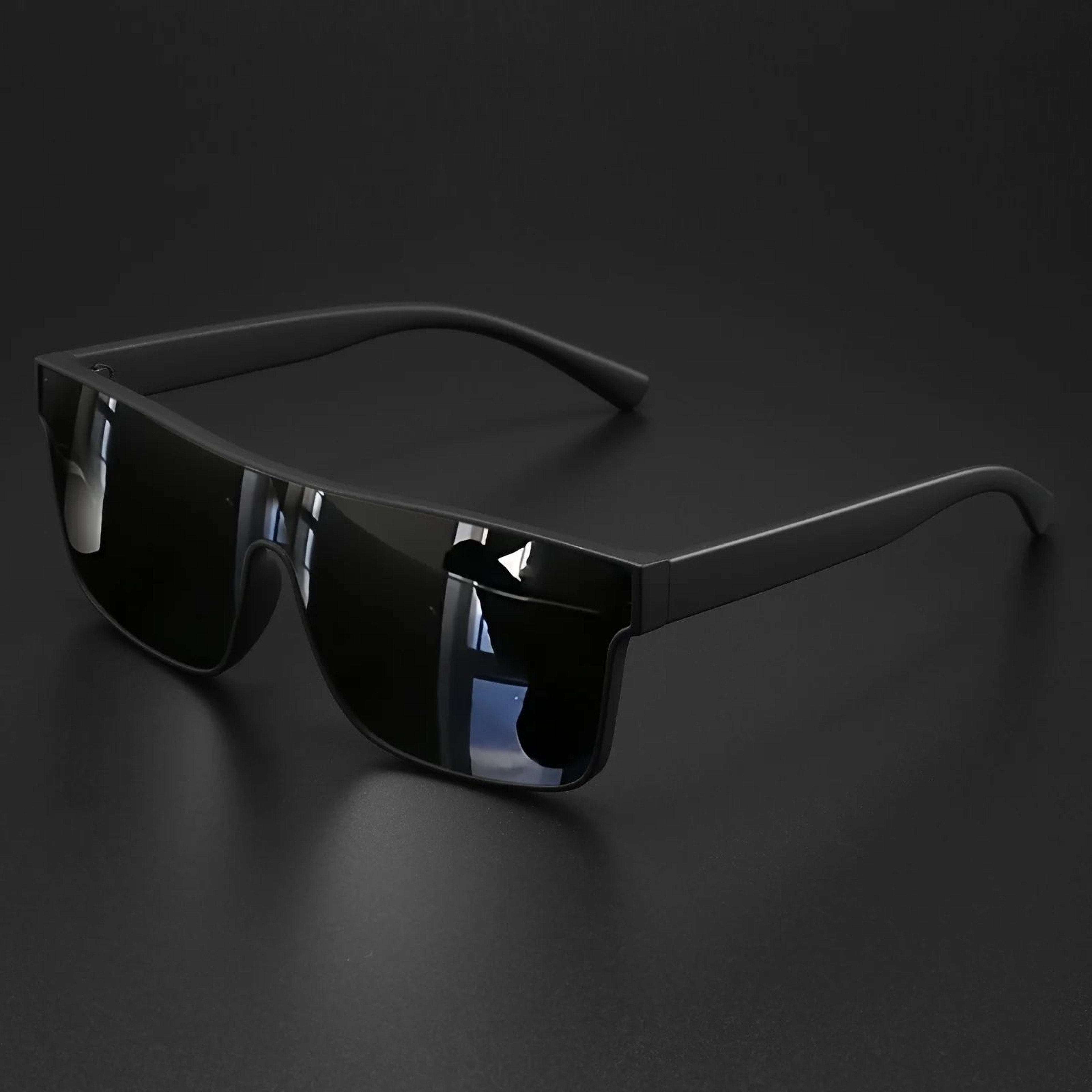Colorful Square Sports Sunglasses UV400 OnePiece Lens Unisex Outdoor Glasses For Cycling Hiking  Be 6