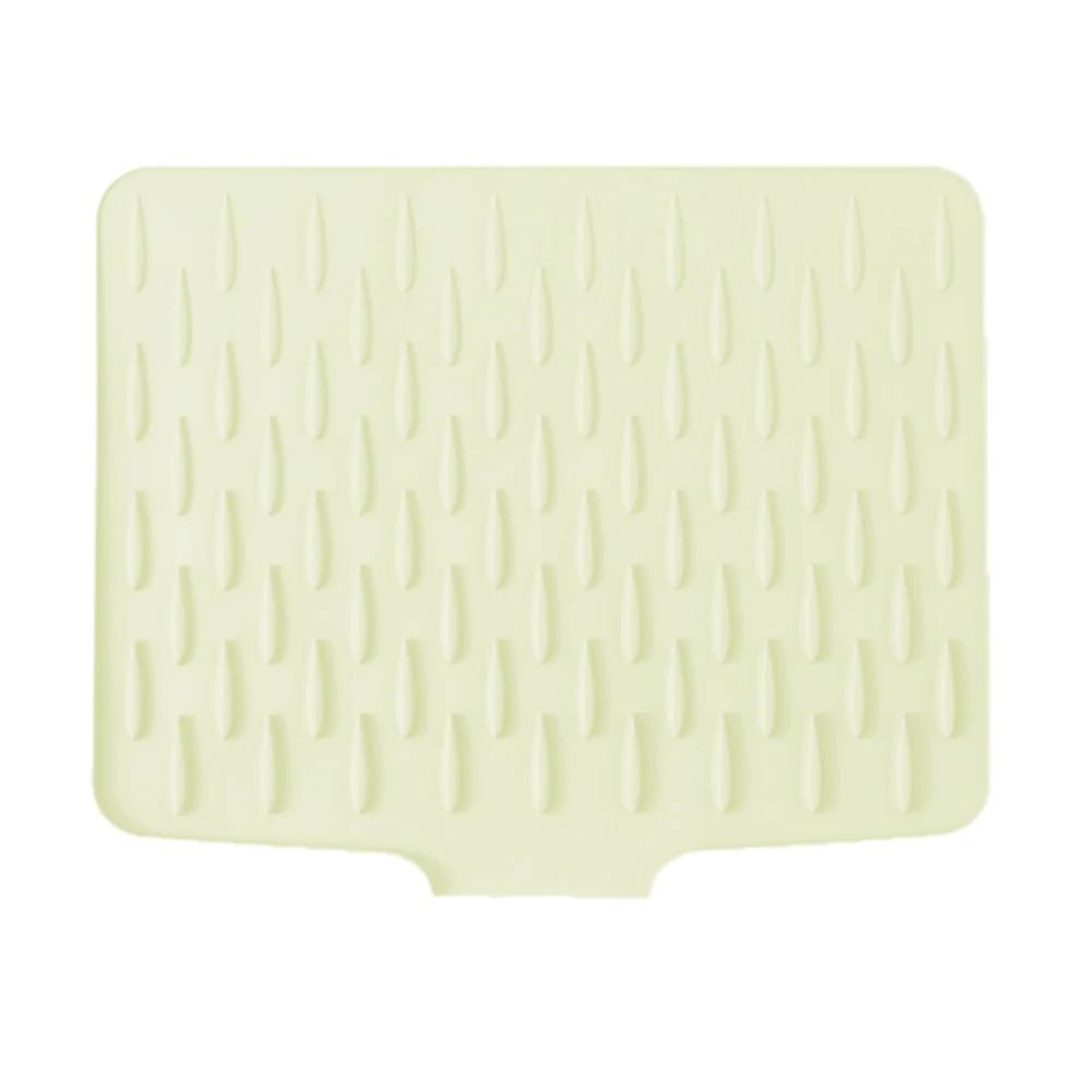 Silicone Dish Drying Mat With Tilted Drain NonSlip Kitchen Counter Drainer Pad HeatResistant Water  6