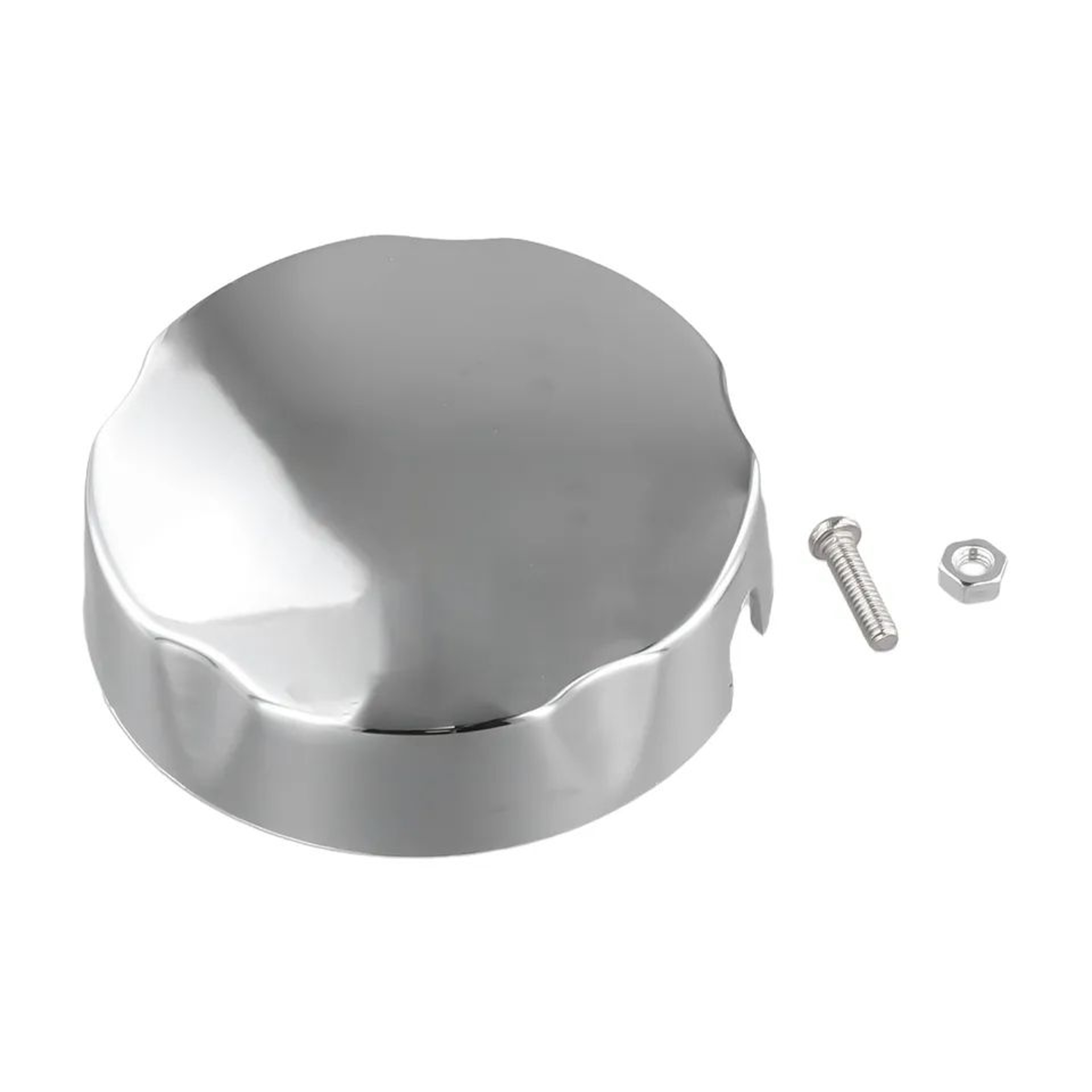 Chrome Bathtub Control Knob 3in Round Rotating Bath Handle  Replacement Shower Valve Knob Bathroom  2