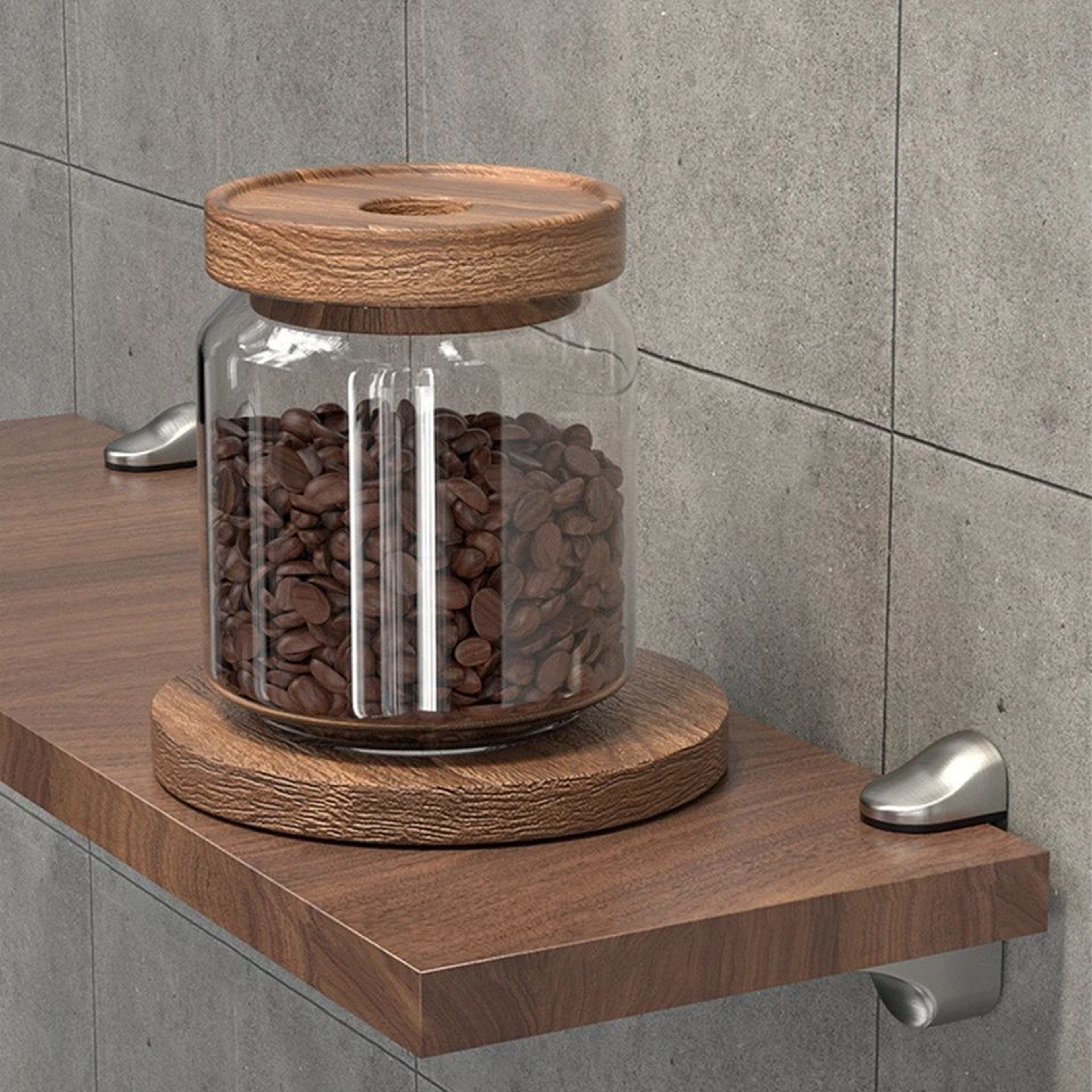 Adjustable Zinc Alloy Glass Shelf Bracket Clamp Wall Mount Holder  HeavyDuty Support For Kitchen Be 4