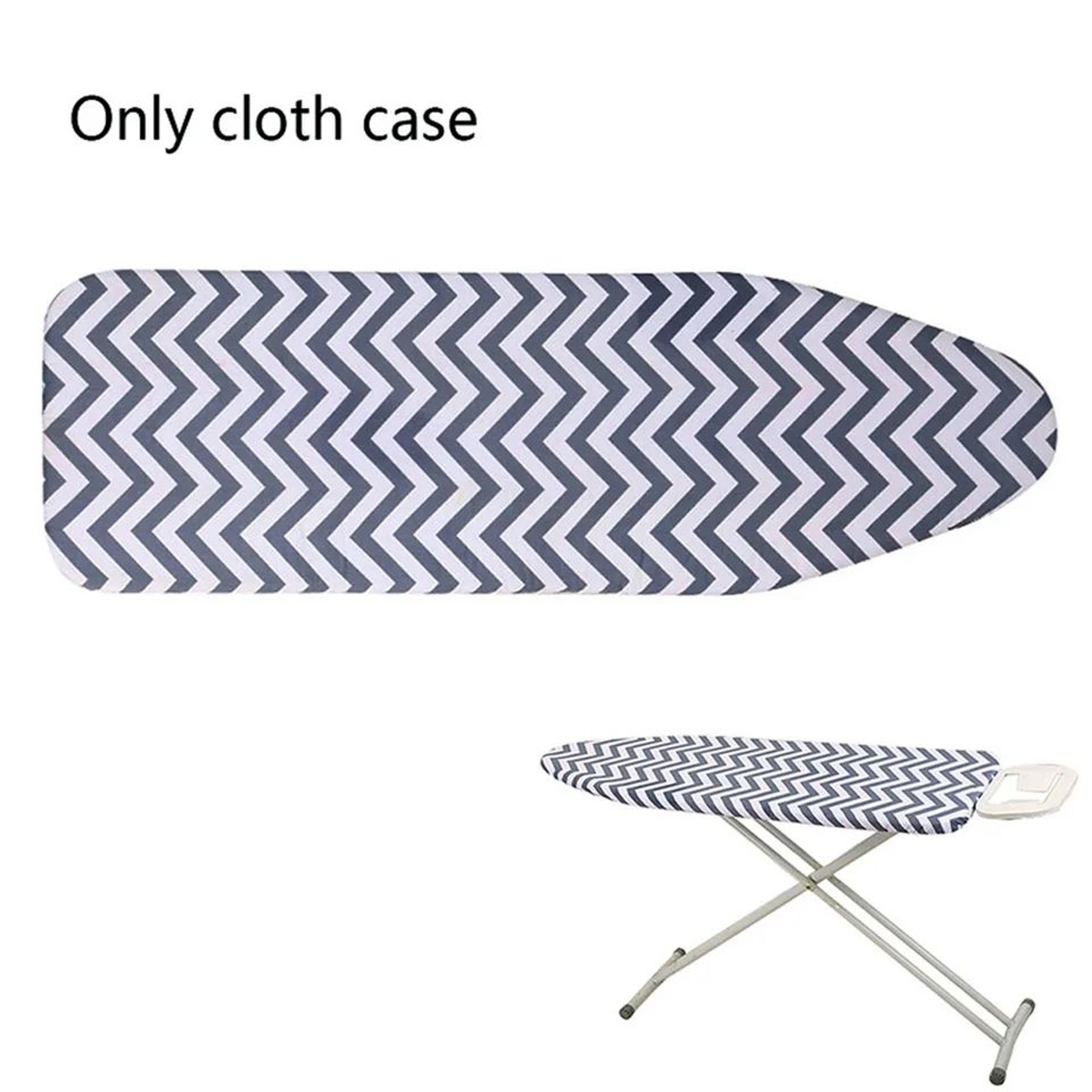 Extra Thick Ironing Board Cover With Pad  Heat Reflective ScorchResistant Cotton Elasticated Replac