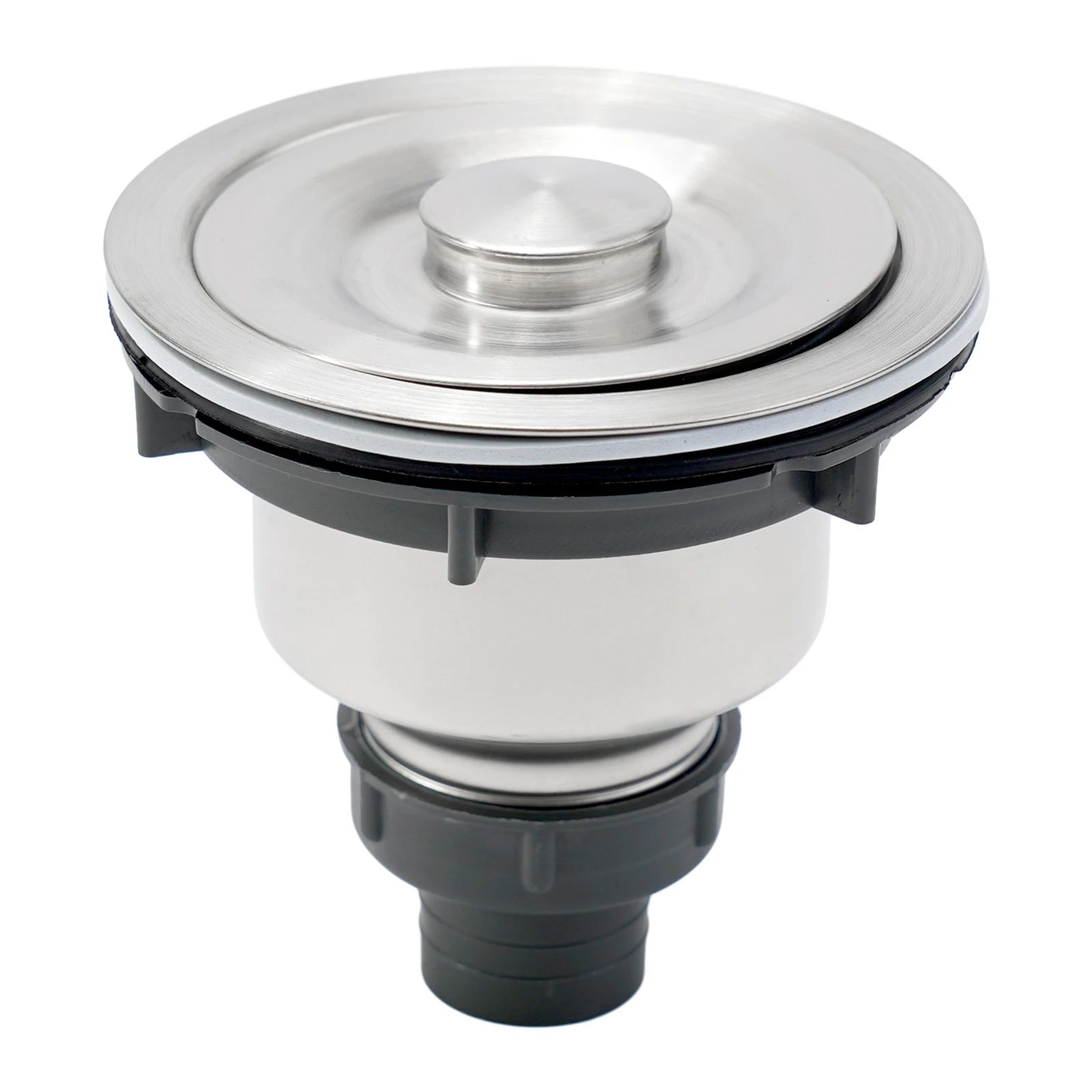 Kitchen Sink Drain Assembly With Basket Strainer  Stopper  Waste Plug Filter For Basin Drain AntiCl 6