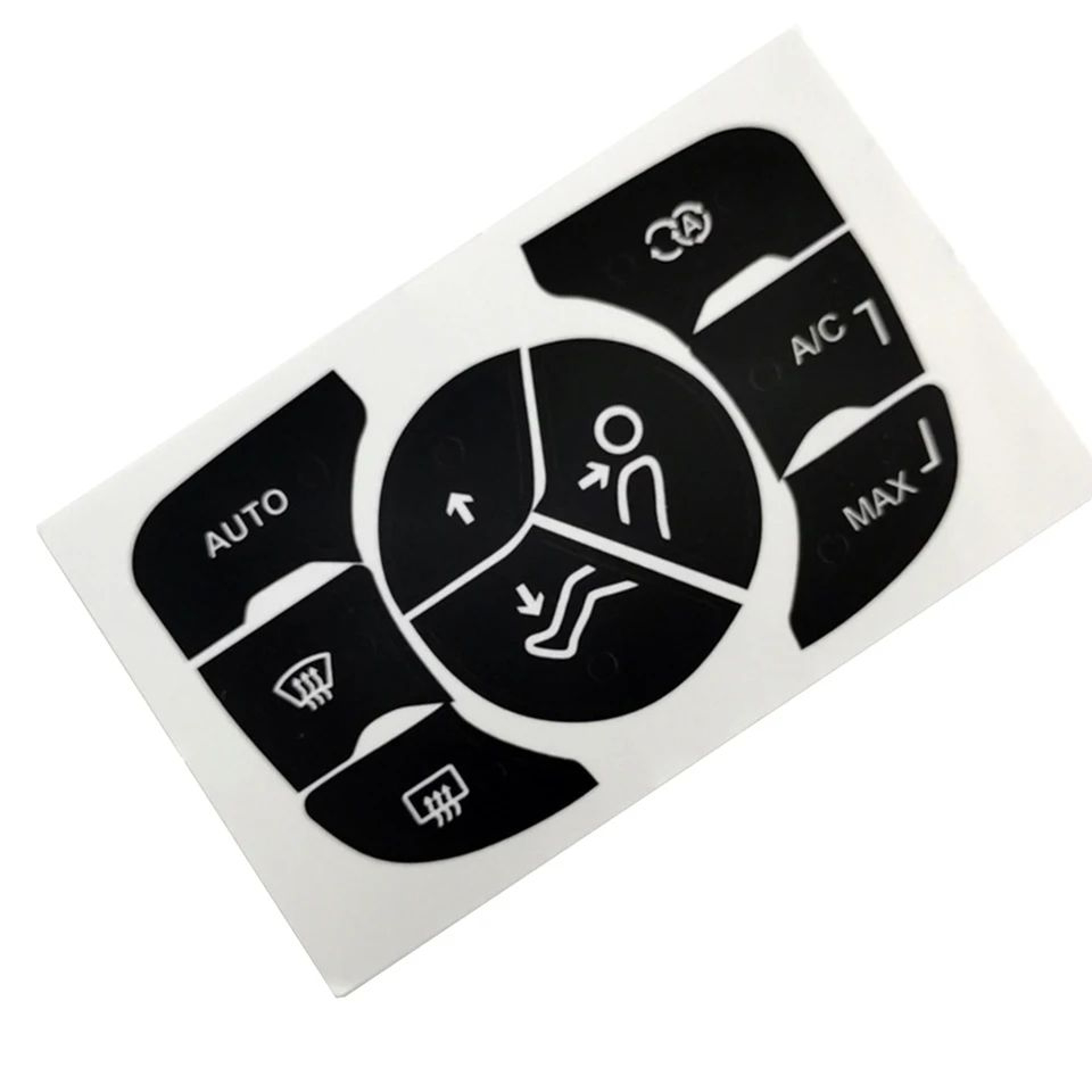 Car AC Button Stickers Repair Decals  HighGrade Vinyl HVAC Control Push Button Labels For Interior  2
