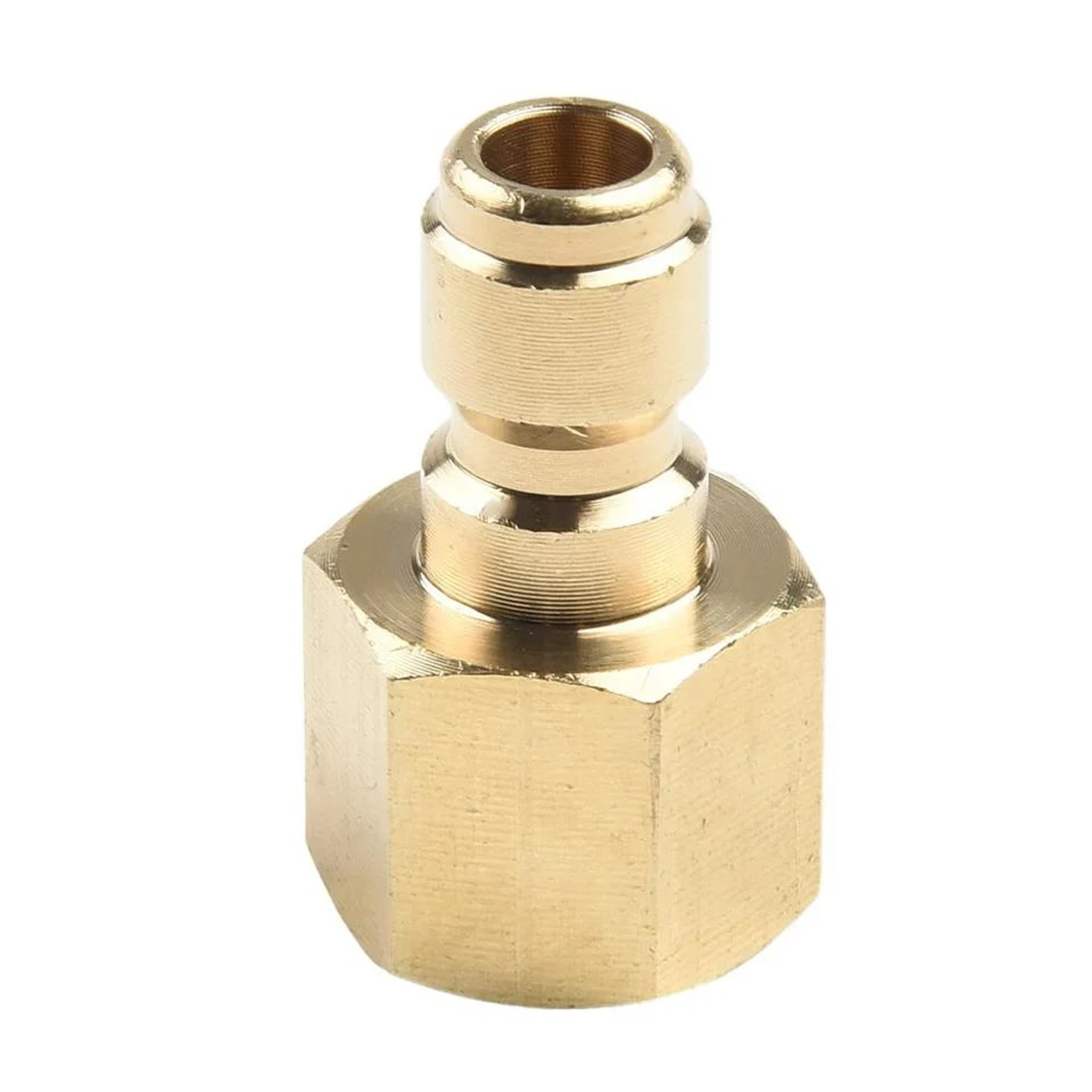 Pressure Washer Quick Connect Adapter 14in BrassStainless Coupler  Male Female Connector Fitting Fo 4