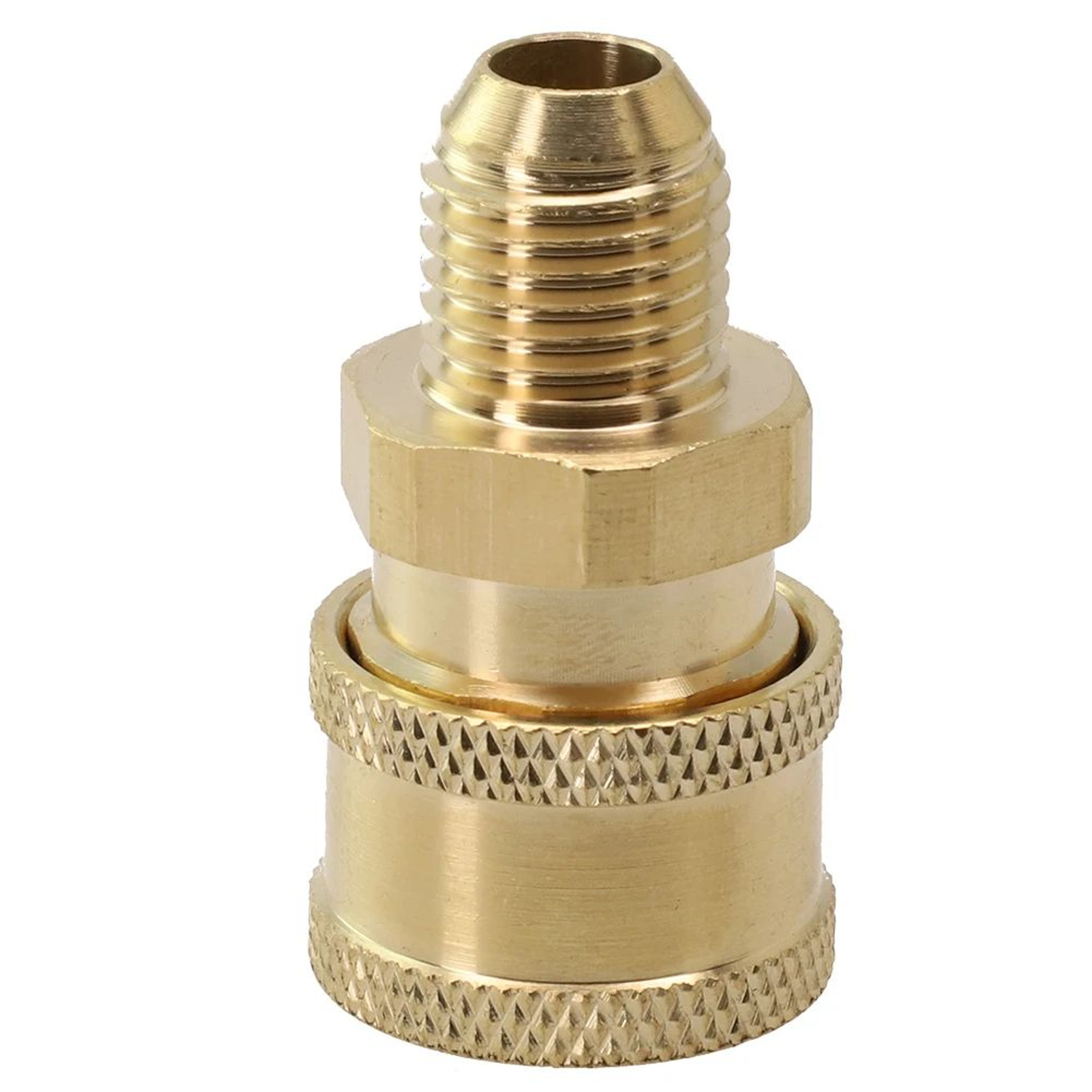 Pressure Washer Quick Connect Adapter 14in BrassStainless Coupler  Male Female Connector Fitting Fo 10