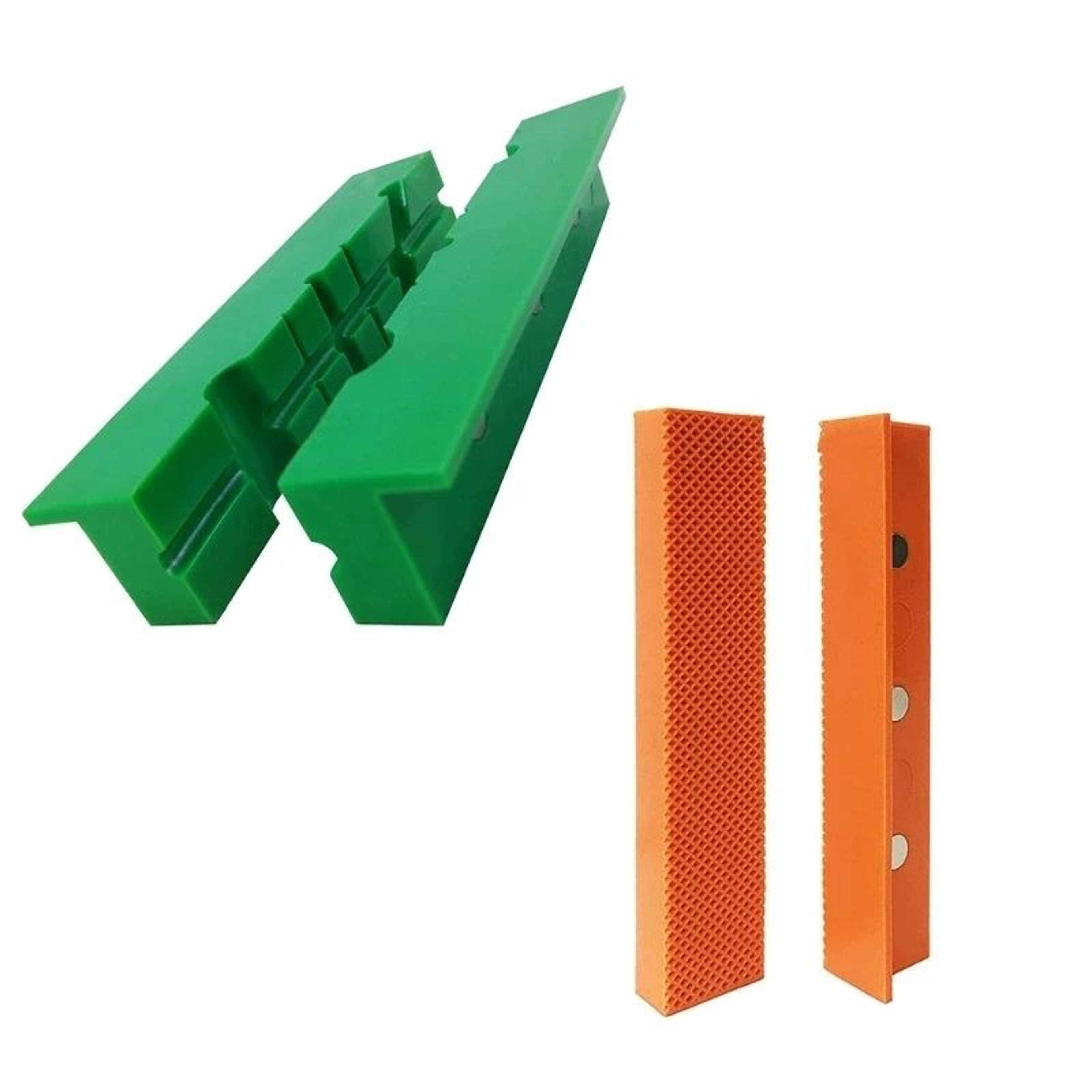 Magnetic Vise Jaw Pad Set 2pcs  Soft NonSlip Protective Covers For Bench Vise Clamps Drill Press Wo 3