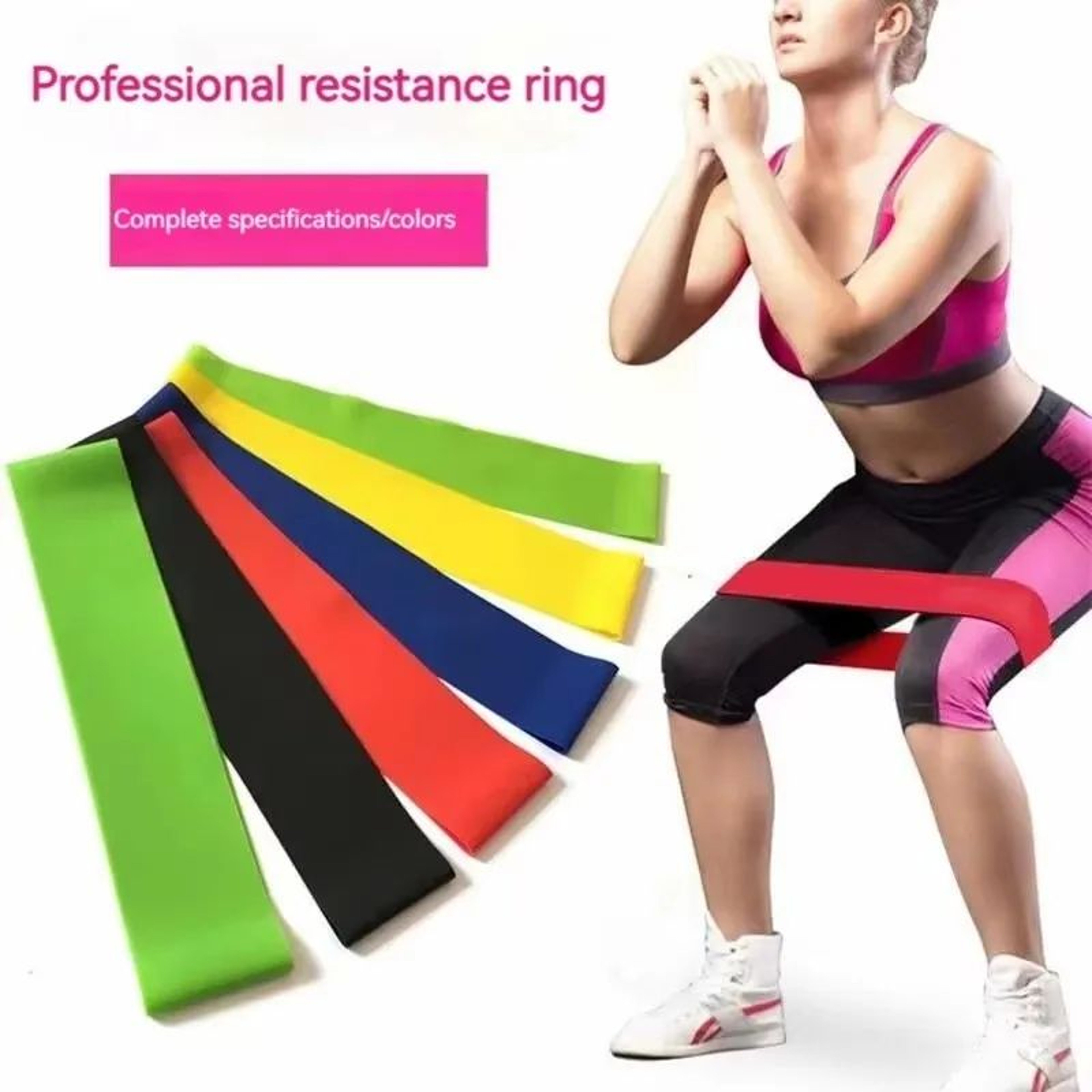 Mini Resistance Loop Bands Latex  Stretch Circle Bands For Hip Glute Leg Training Strength Workout  6