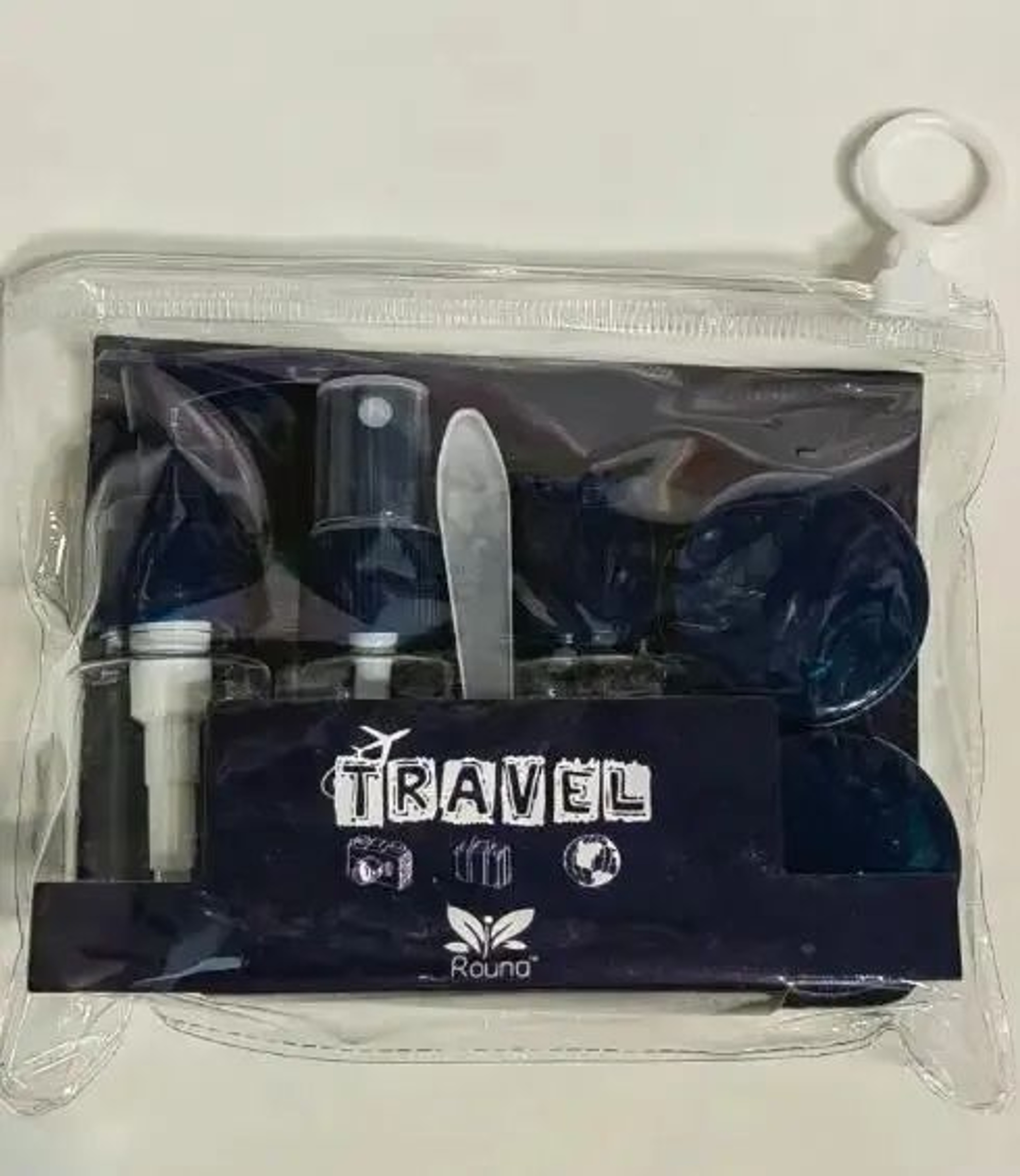 Leakproof Travel Bottles Kit Clear Toiletry Containers Set  Travel Size Cosmetic Tubes For Shampoo  6
