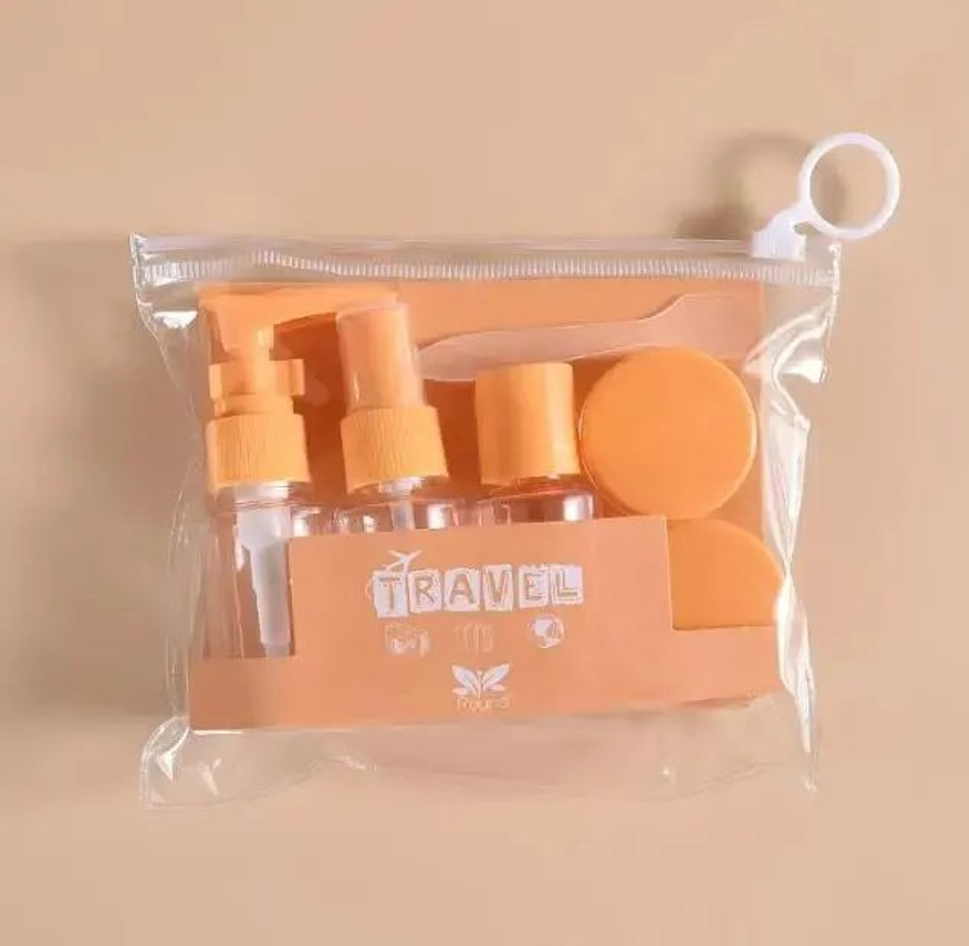 Leakproof Travel Bottles Kit Clear Toiletry Containers Set  Travel Size Cosmetic Tubes For Shampoo  8