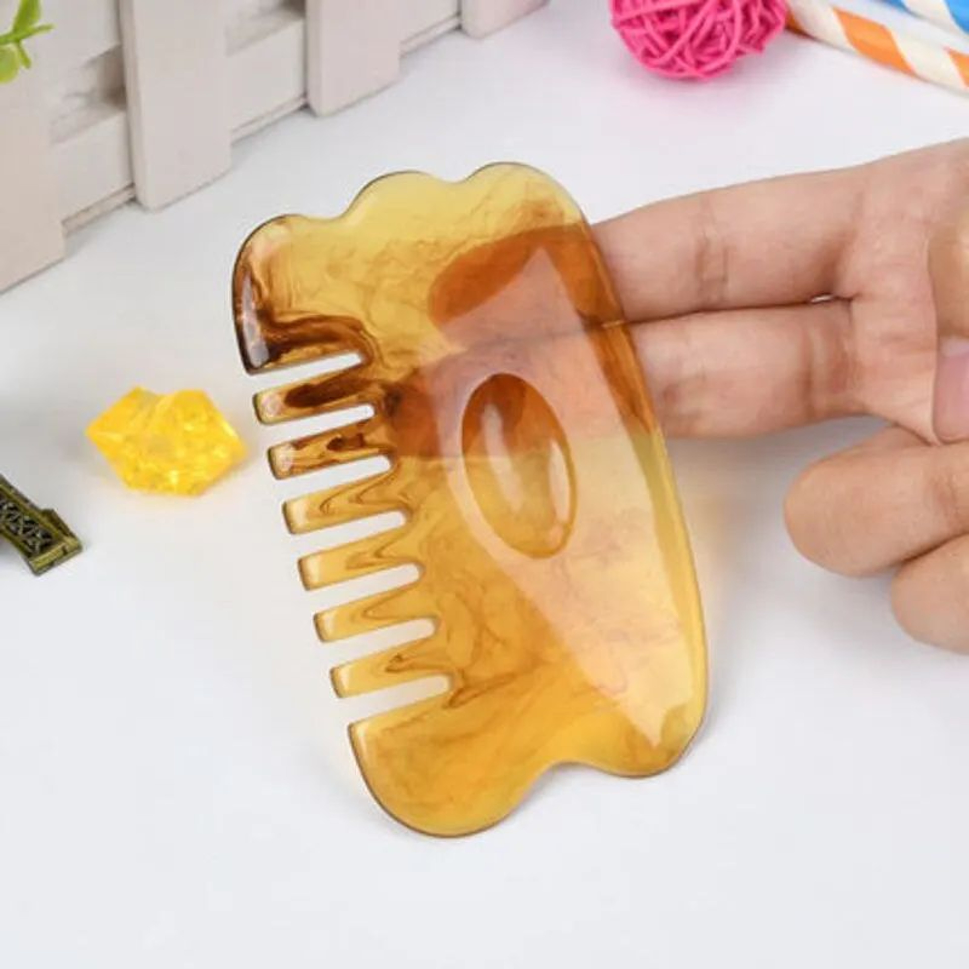 6in1 Resin Gua Sha Massage Tool Kit For Face  Body Facial Scraping Board For Neck Arms Legs Back Ey 4