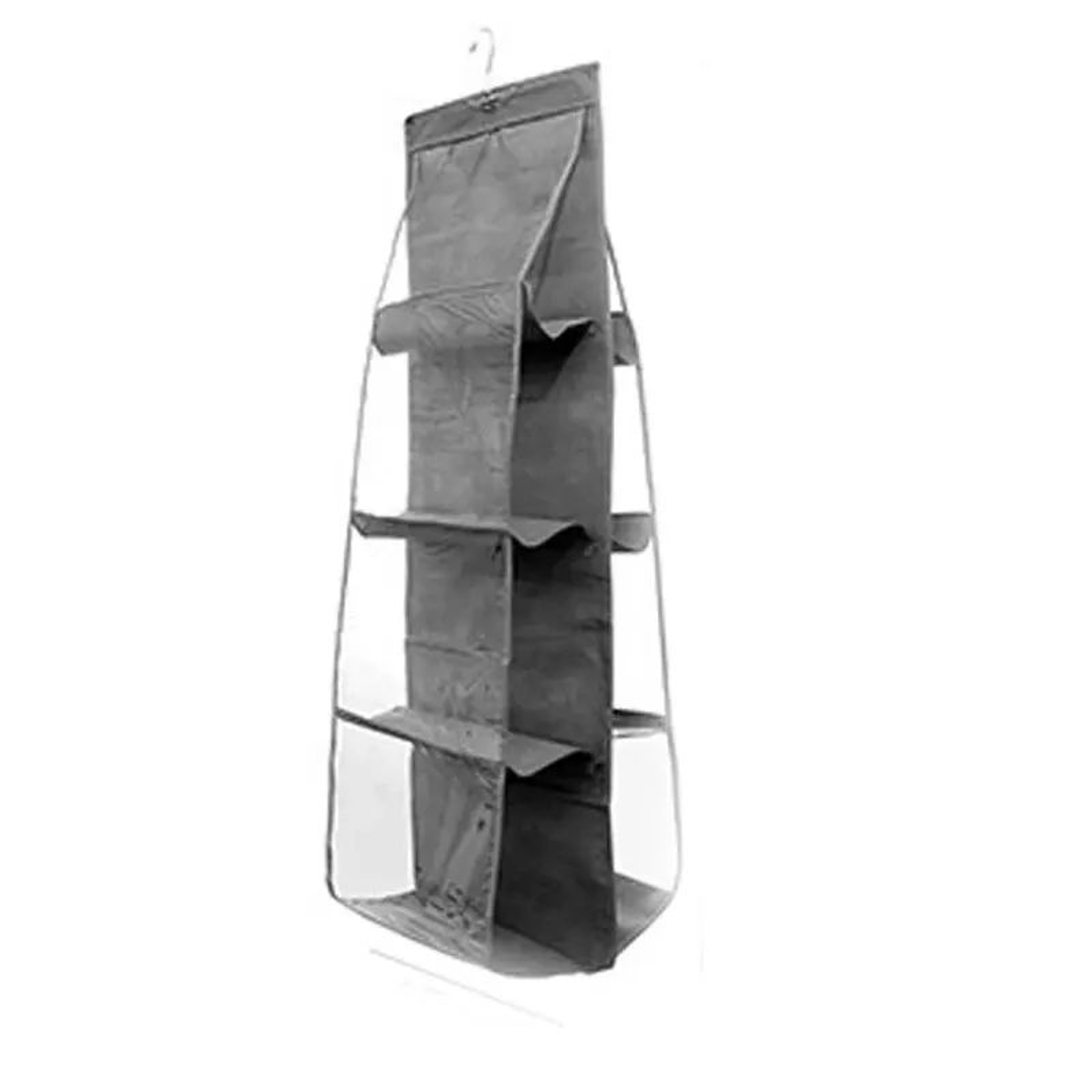 DoubleSided Hanging Handbag Organizer MultiLayer NonWoven Dustproof Wardrobe Storage Bag For Purses 6