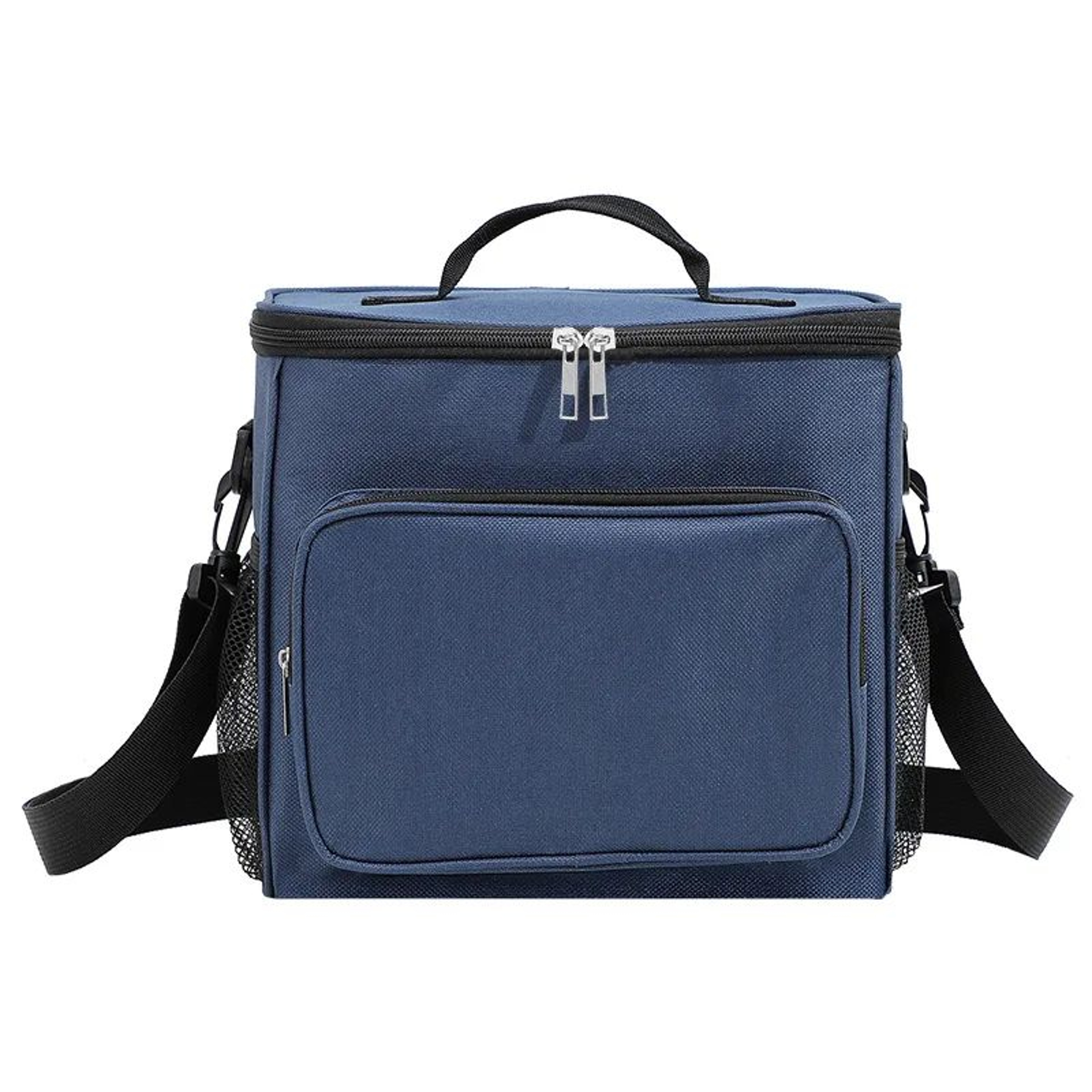 Large Capacity Insulated Lunch Bag With Crossbody Strap Oxford Cooler Tote For Picnic  Outdoor Ice  7