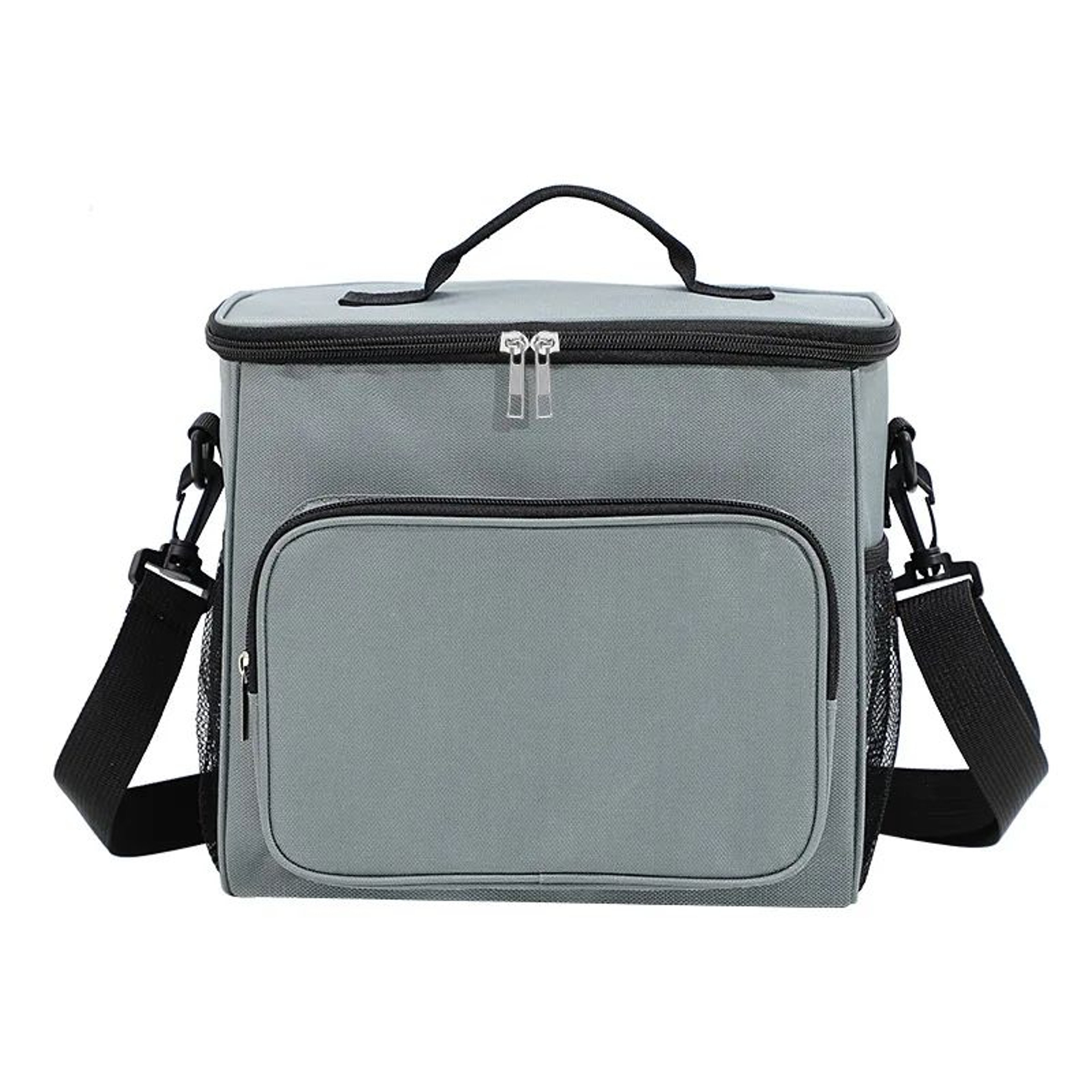 Large Capacity Insulated Lunch Bag With Crossbody Strap Oxford Cooler Tote For Picnic  Outdoor Ice  8