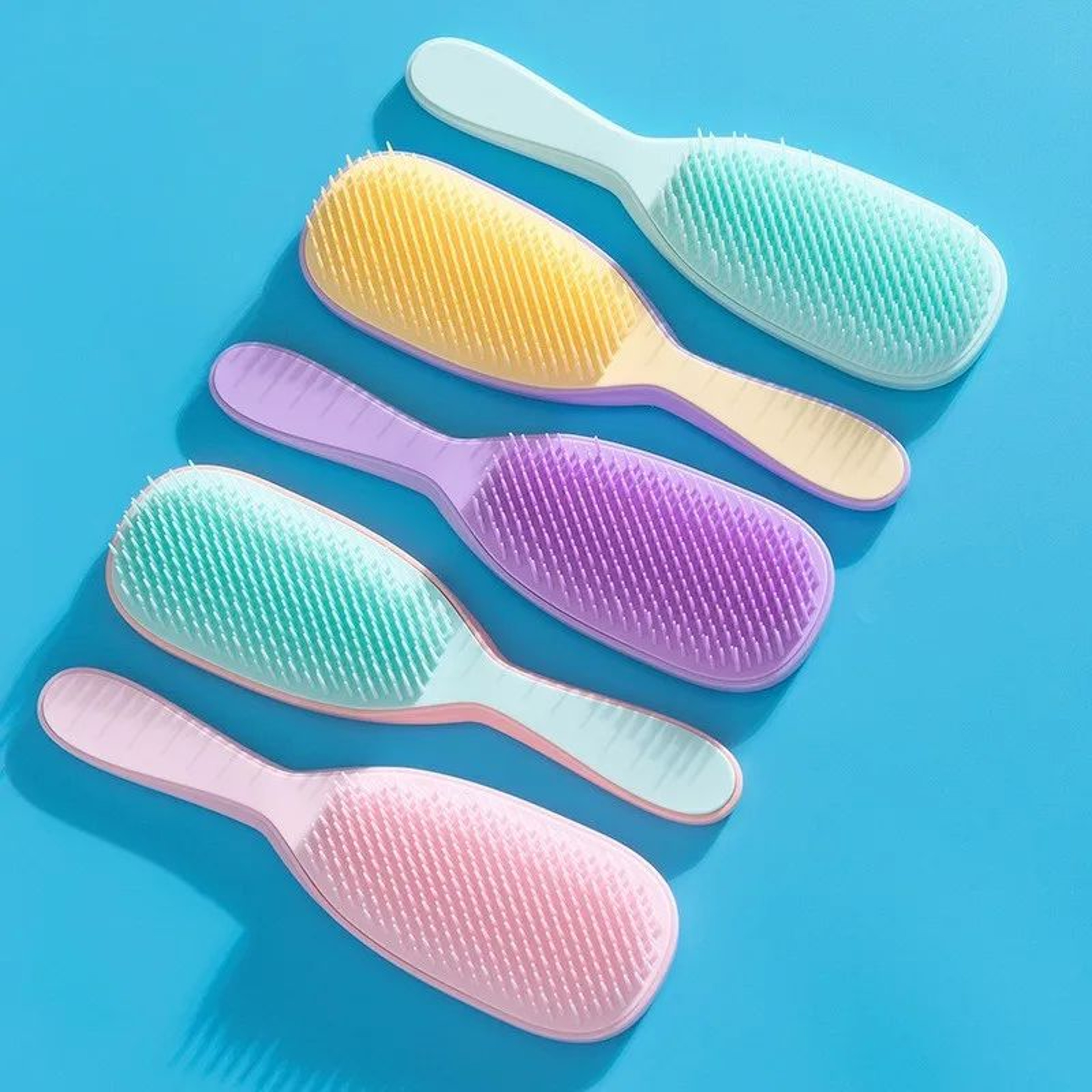 AntiStatic Detangling Hair Brush Comb Wet  Dry Scalp Massage Styling Tool Portable Barber Comb For  0