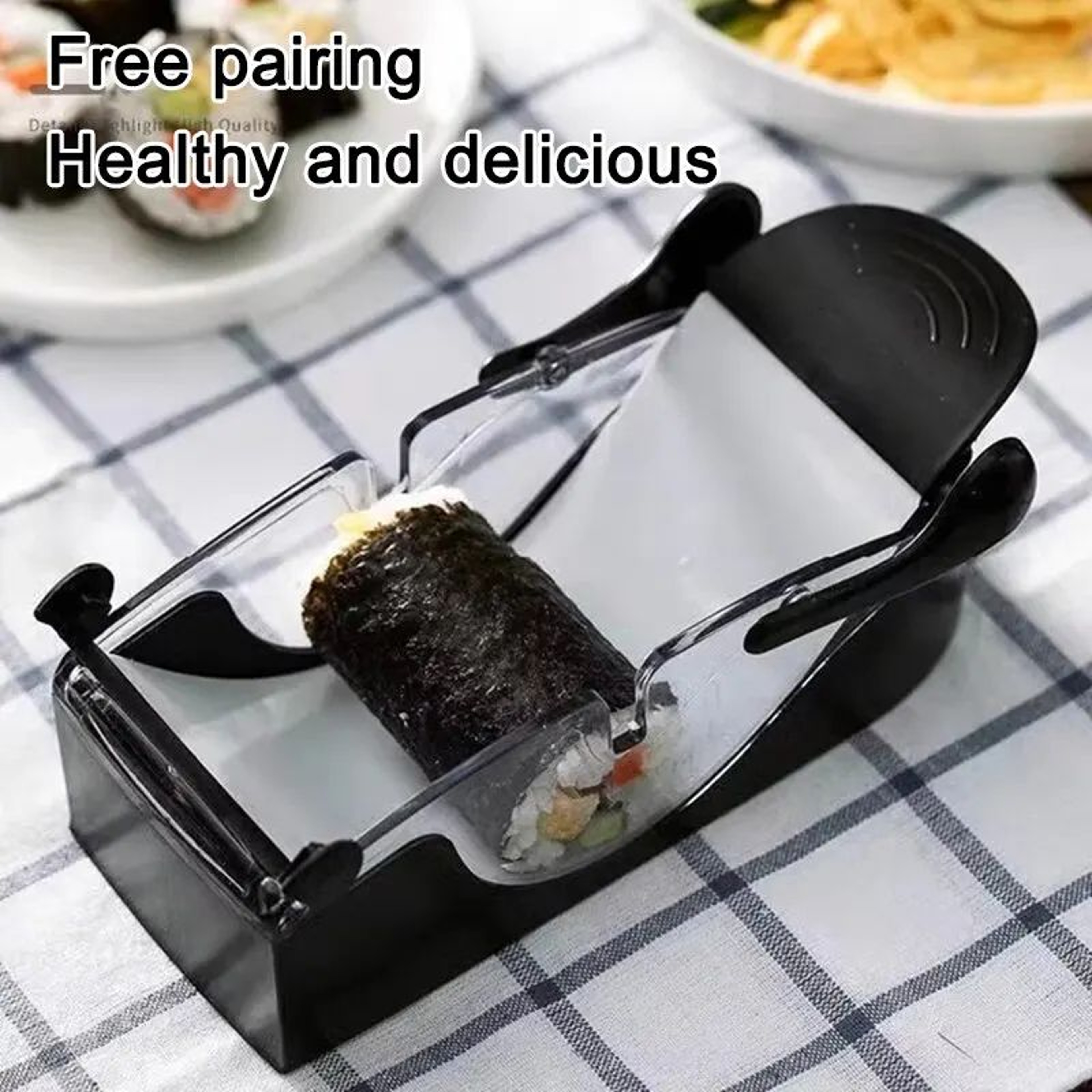DIY Sushi Maker Mold Kit Japanese Drum Roller For Seaweed Rice Rolls  Sushi Cake Beginner Sushi Too 5
