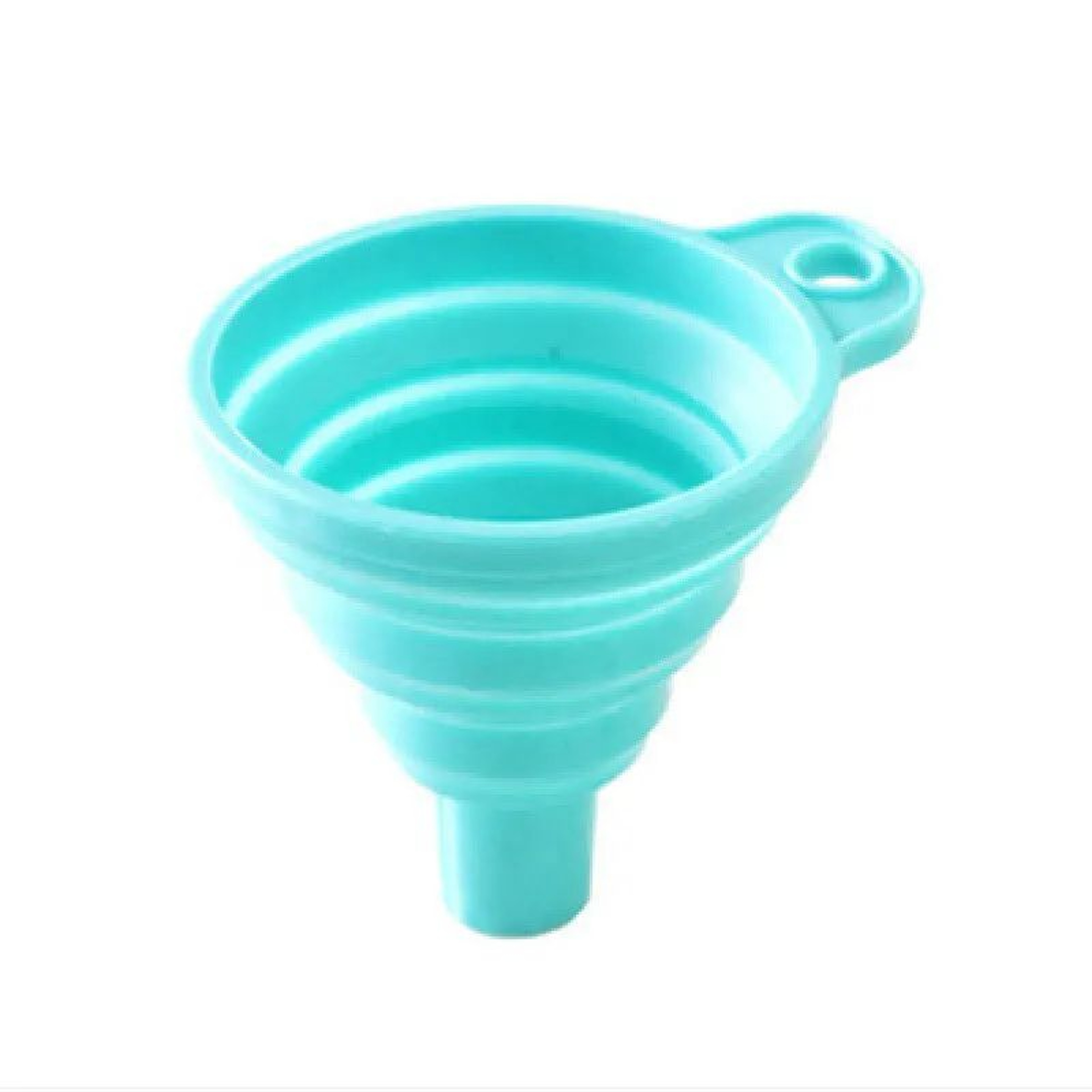 Household Telescopic Mini Folding Funnel For Kitchen Packaging  High Temperature Resistant Silicone 6