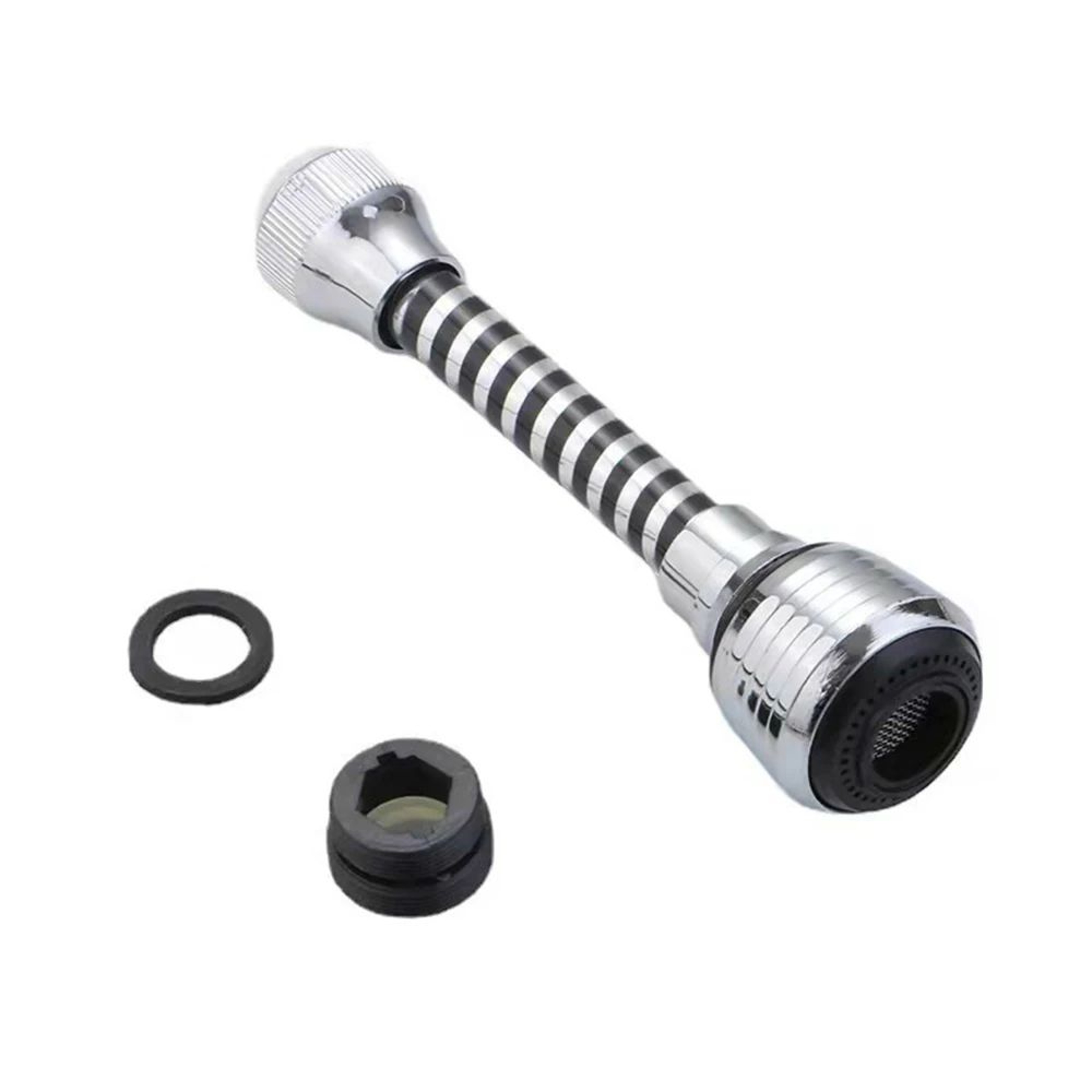 SplashProof Kitchen Faucet Aerator With Soft Foaming Spray  Pressurized Water Saver Nozzle Long Thr 3